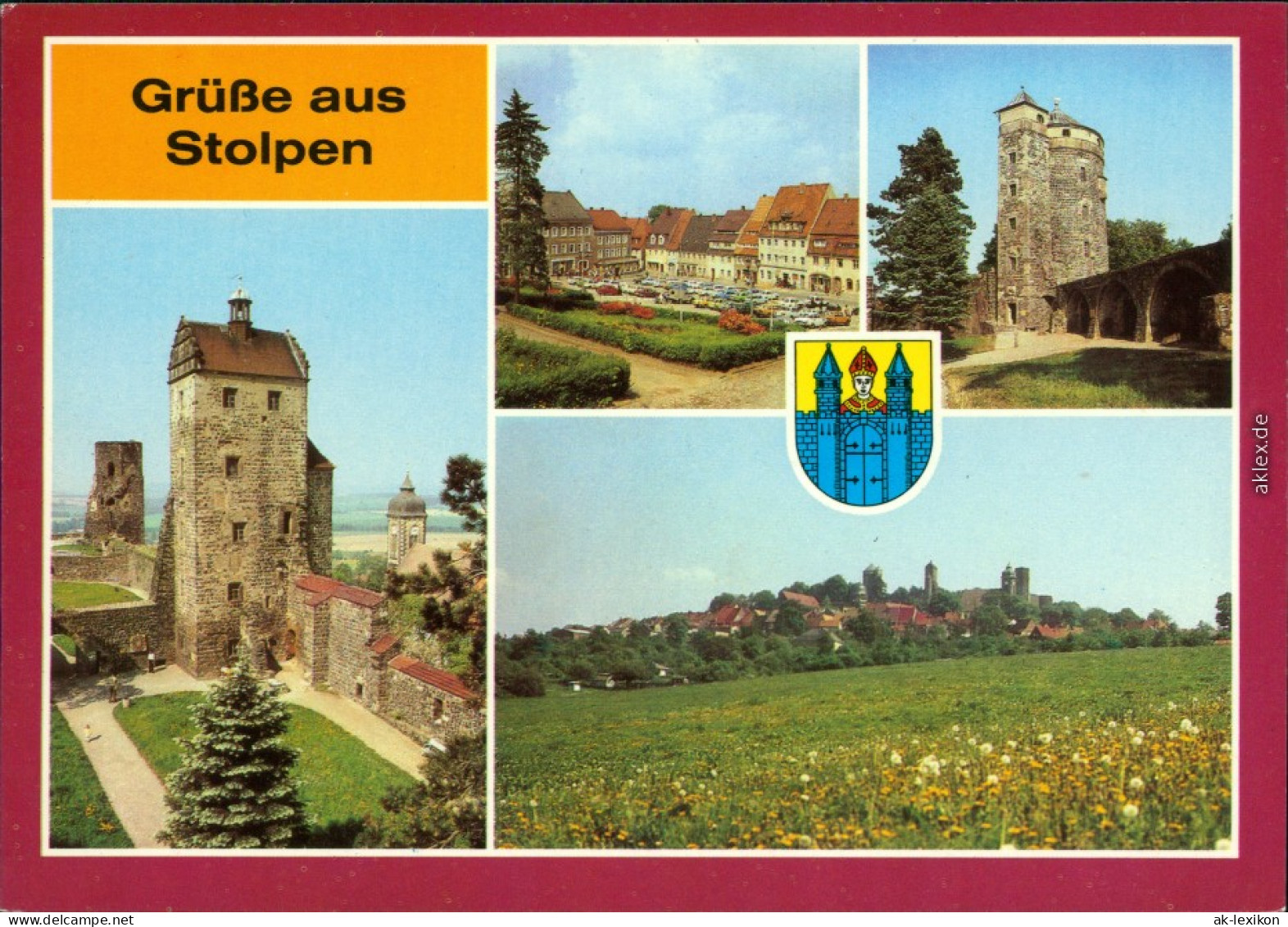 Stolpen Siebenspitzen-, Steiger- Und Kirchturm, Markt, Johannisturm 1984 - Stolpen