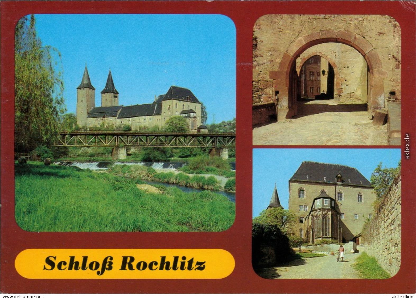 Rochlitz Schloß: Westportal, Schlosskapelle 1985 - Rochlitz