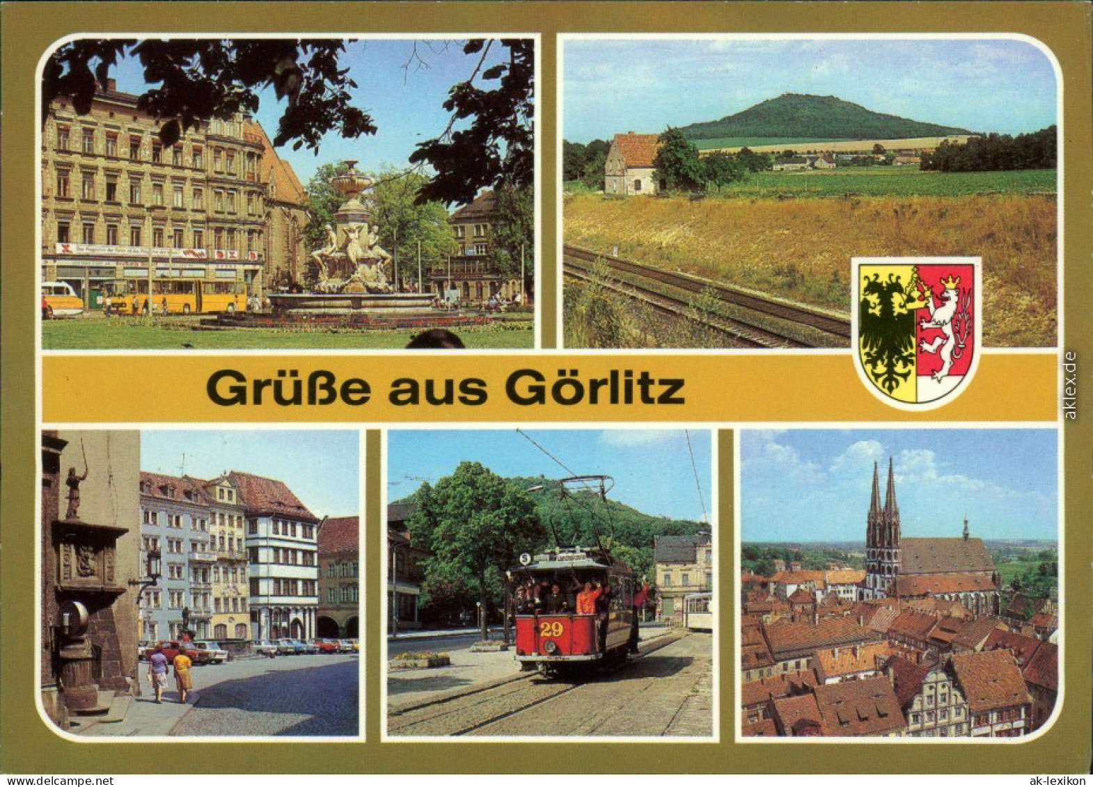 Görlitz Zgorzelec Zierbrunnen Am Platz Der Befreiung,  Untermarkt   1984 - Görlitz