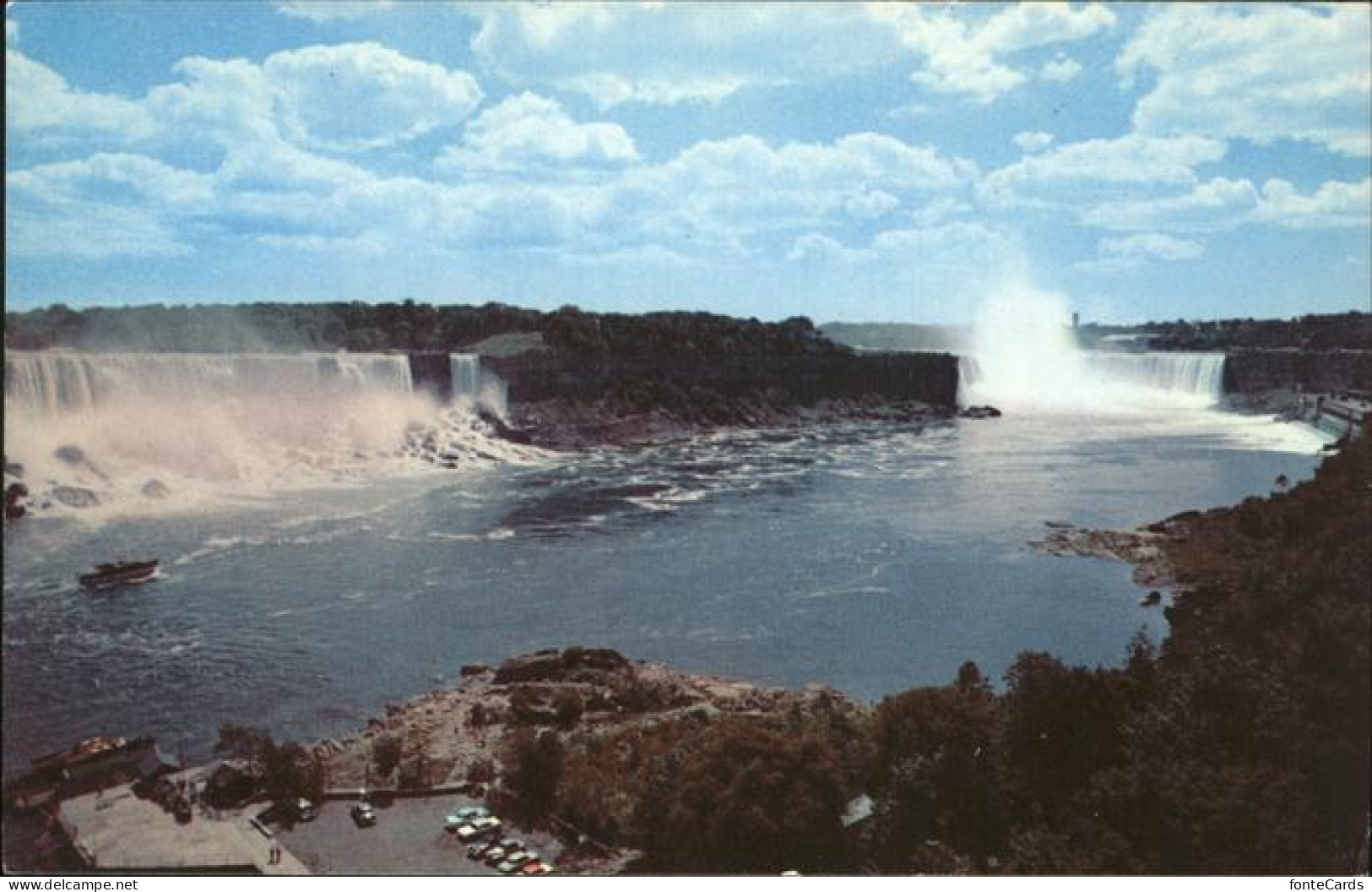 11491797 Niagara Falls Ontario General View Of American Falls And Horsehoe Falls - Non Classés