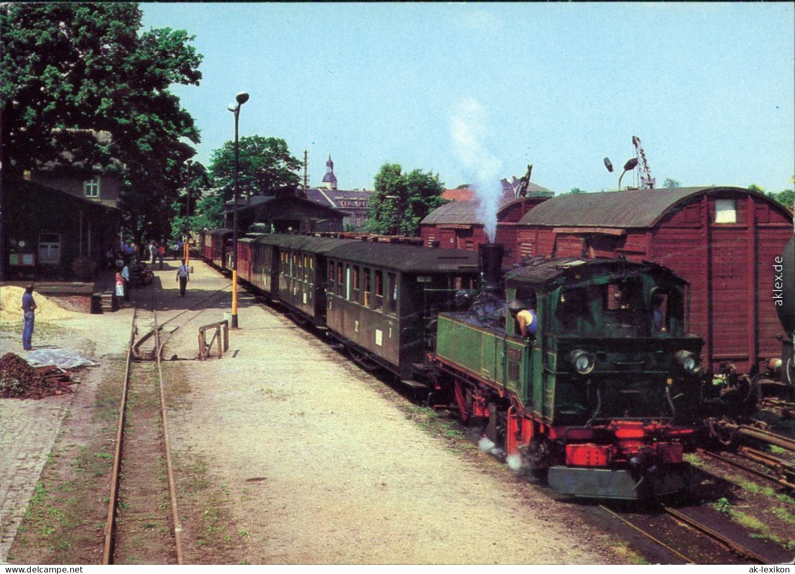 Radeburg Traditionsbahn Radebeul Ost-Radeburg Ansichtskarte Bild Heimat 1984 - Autres & Non Classés