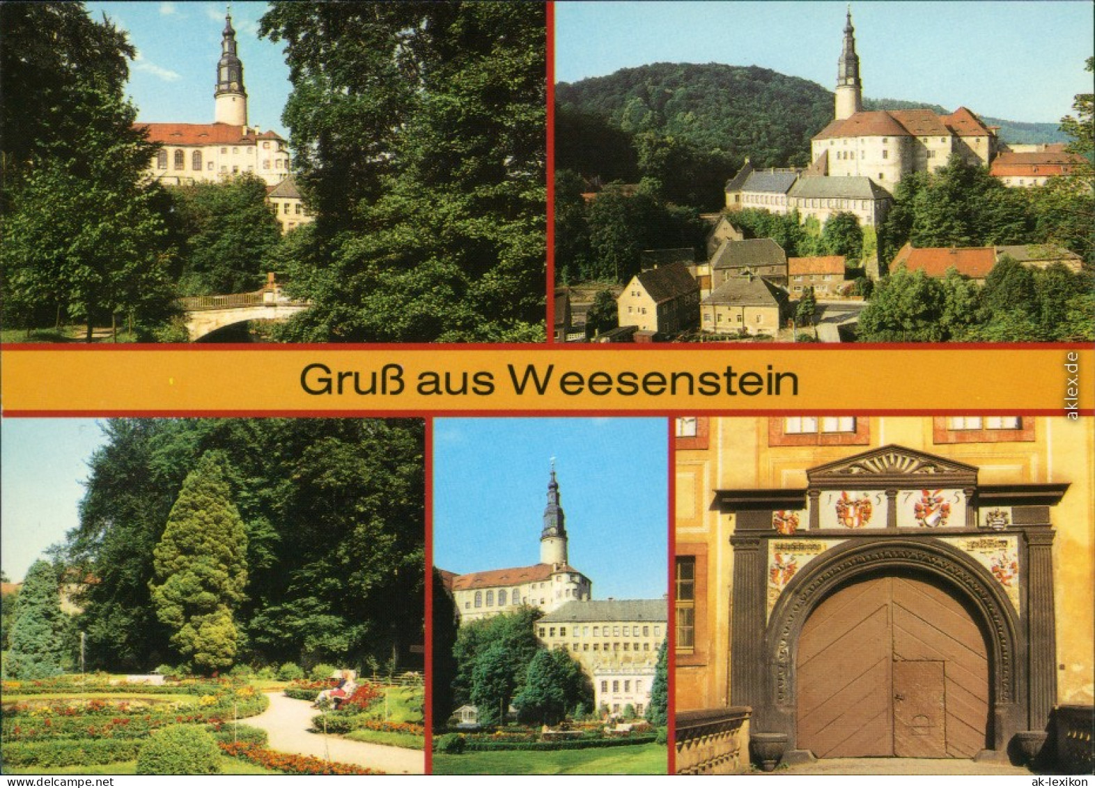 Weesenstein (Müglitz) Schloss Weesenstein 1987 - Weesenstein A. D. Müglitz