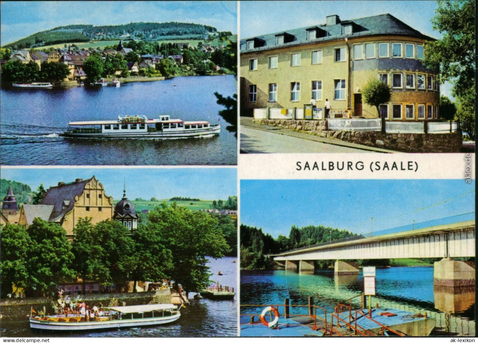 Saalfeld (Saale  FDGB-Erholungsheim "Hermann Schlimme Dampferanlegestelle  1976 - Andere & Zonder Classificatie