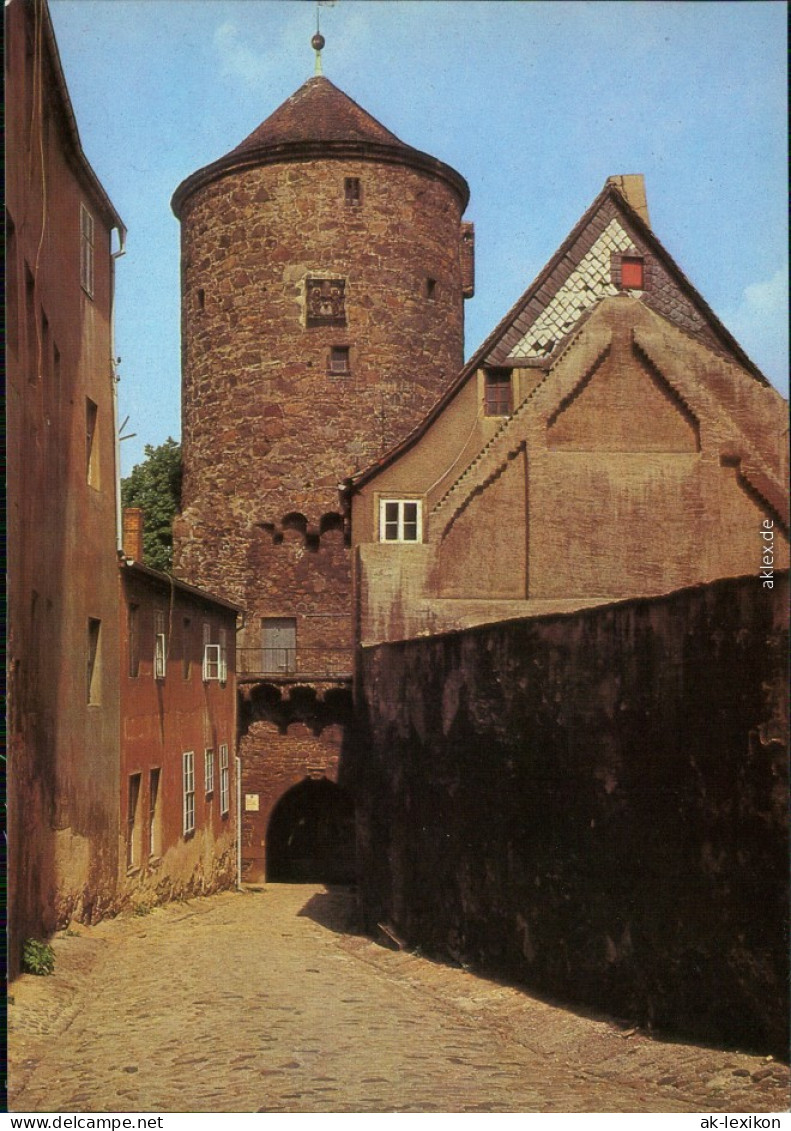 Bautzen Budyšin Gasse Zum Nikolaiturm Ansichtskarte Bild Heimat  1986 - Bautzen