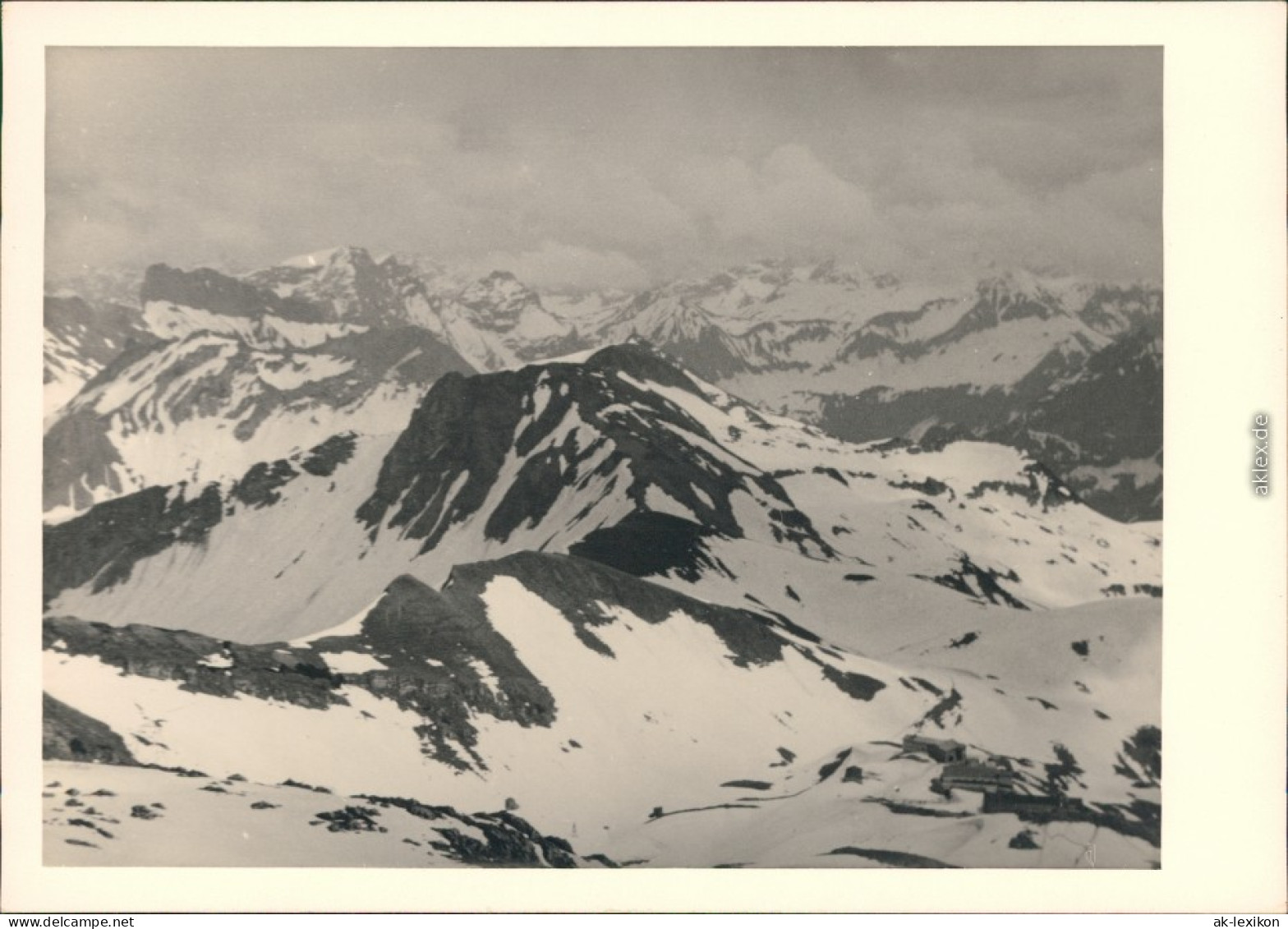 Oberstdorf (Allgäu) Nebelhorn Mit Fernblick 1954 Privatfoto - Oberstdorf