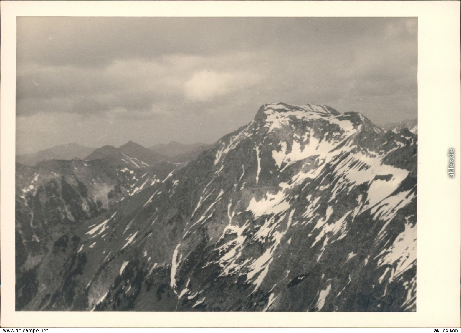 Oberstdorf (Allgäu) Nebelhorn Mit Fernblick 1954 Privatfoto - Oberstdorf