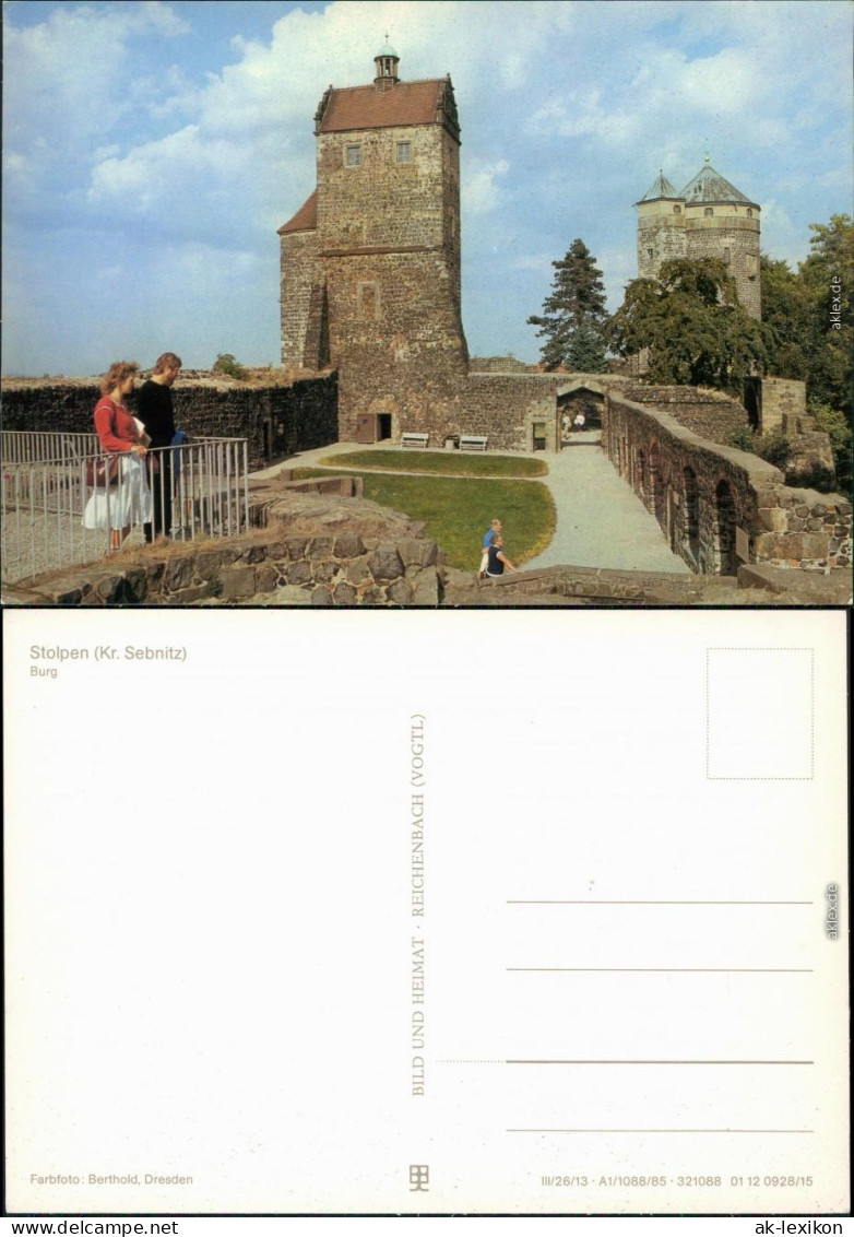 Stolpen Burg Stolpen Ansichtskarte 1985 - Stolpen