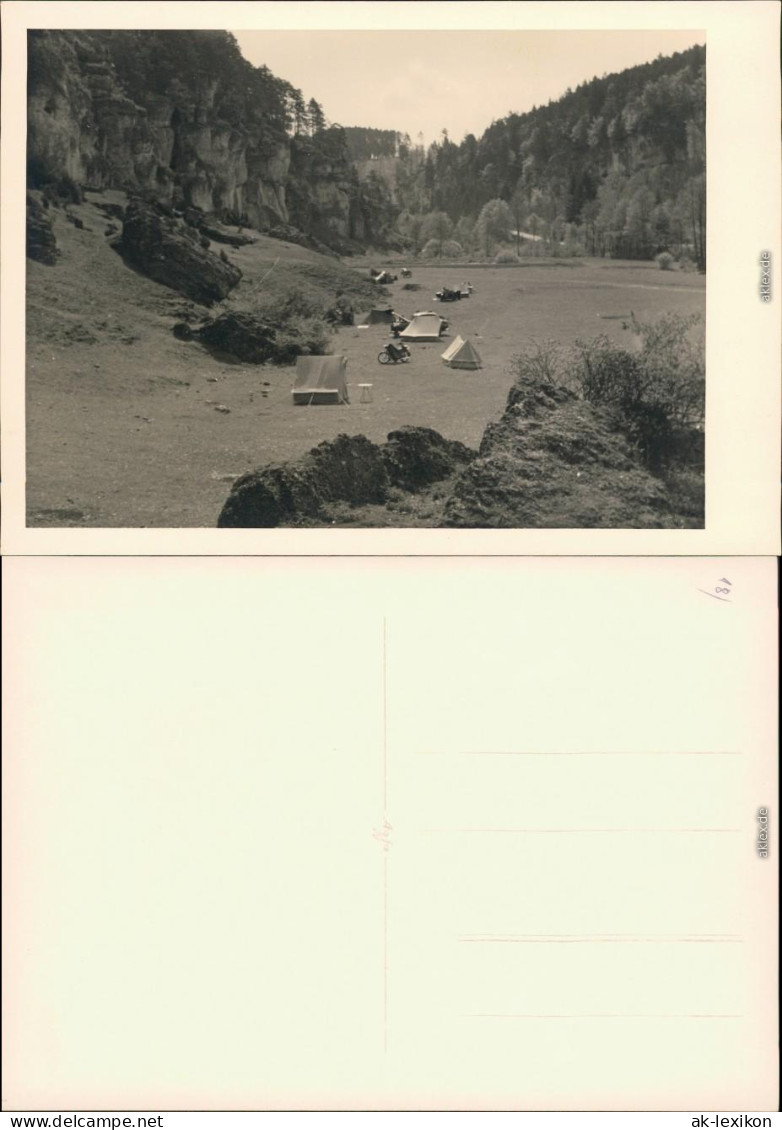 Ansichtskarte  Campingplatz An Der Püttlach 1954 Privatfoto - Non Classés