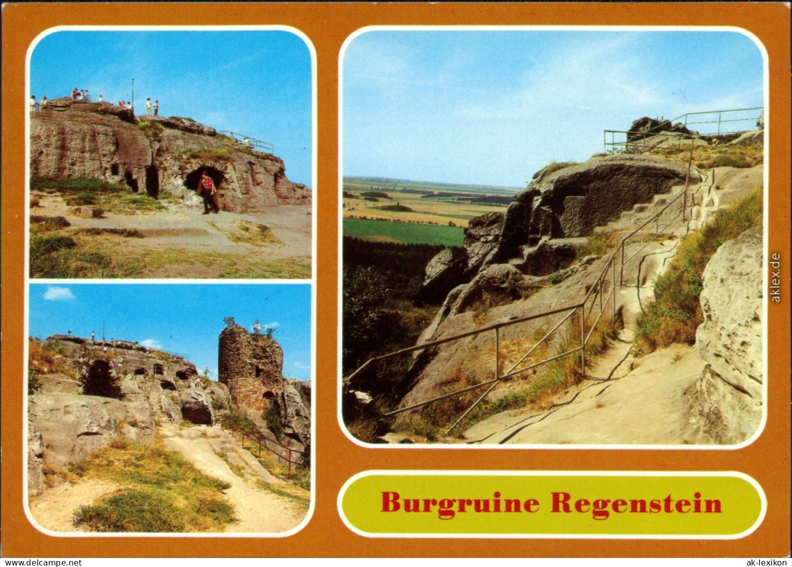 Blankenburg (Harz) Burgruine Regenstein Ansichtskarte 1982 - Autres & Non Classés