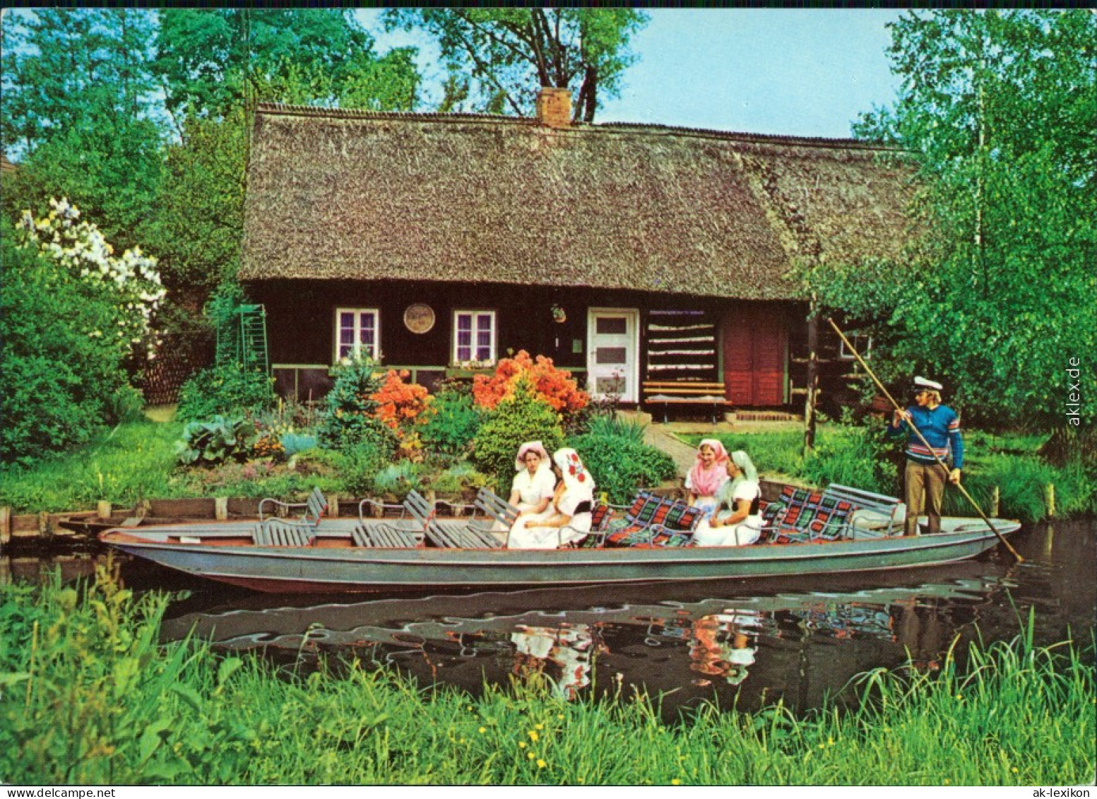 Lübbenau (Spreewald) Lubnjow Spreewald, Kahn Ansichtskarte 1982 - Luebbenau