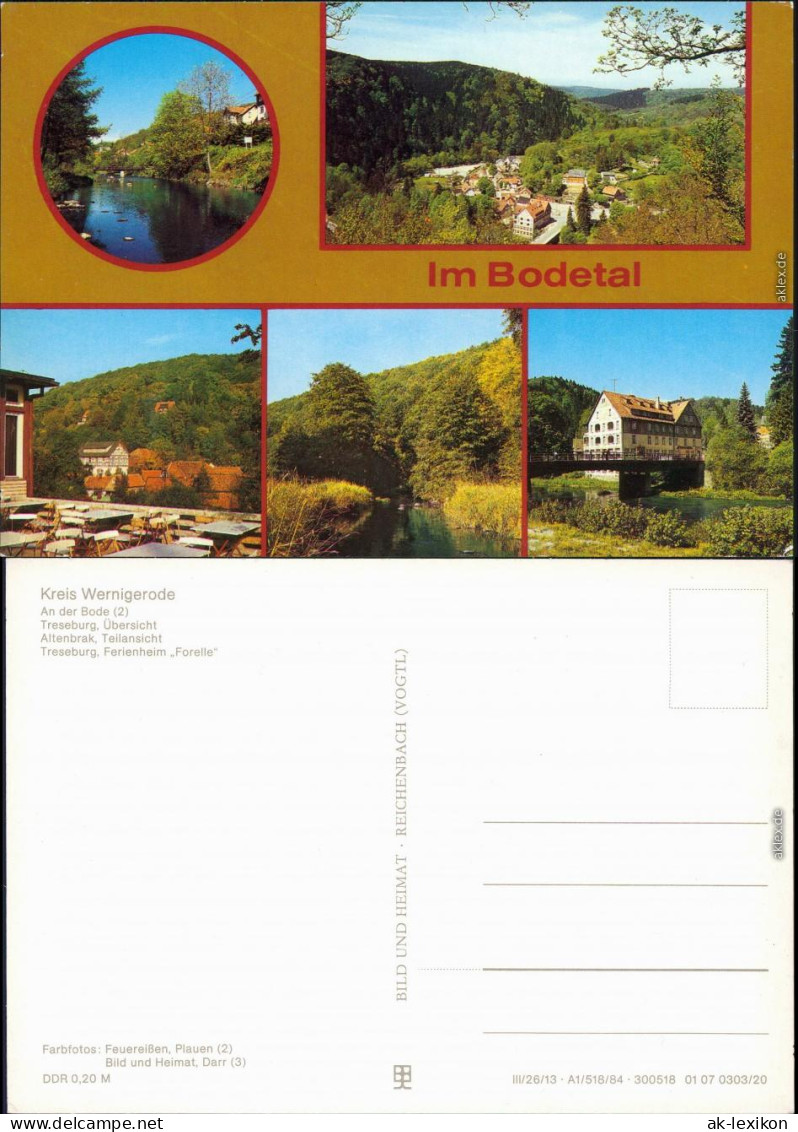 Wernigerode An Der Bode (2), Treseburg - Übersicht,  Ferienheim "Forelle" 1984 - Other & Unclassified