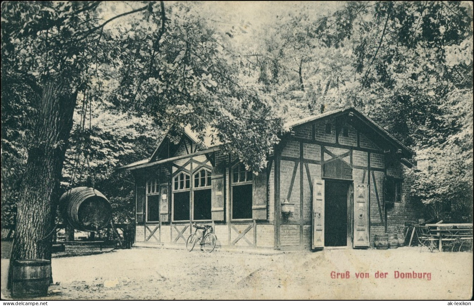 Ansichtskarte Hedersleben Gasthaus - Domburg 1912 - Altri & Non Classificati