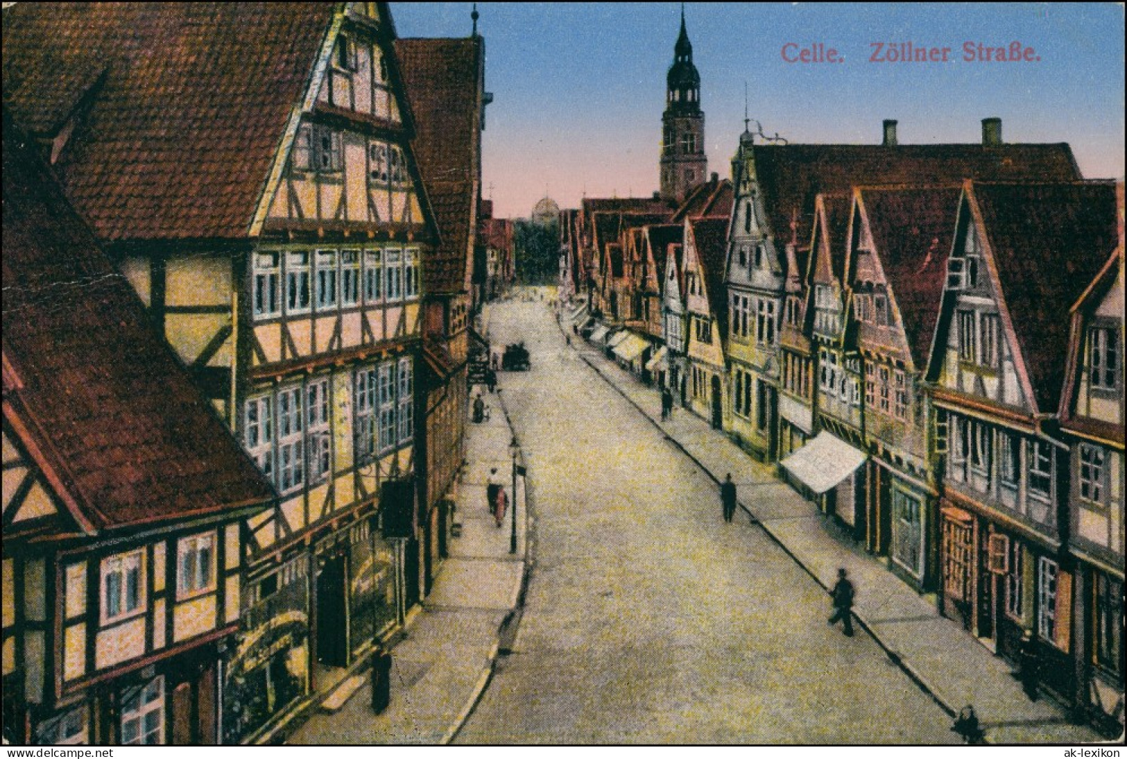 Ansichtskarte Celle Zöllnerstraße 1918 - Celle