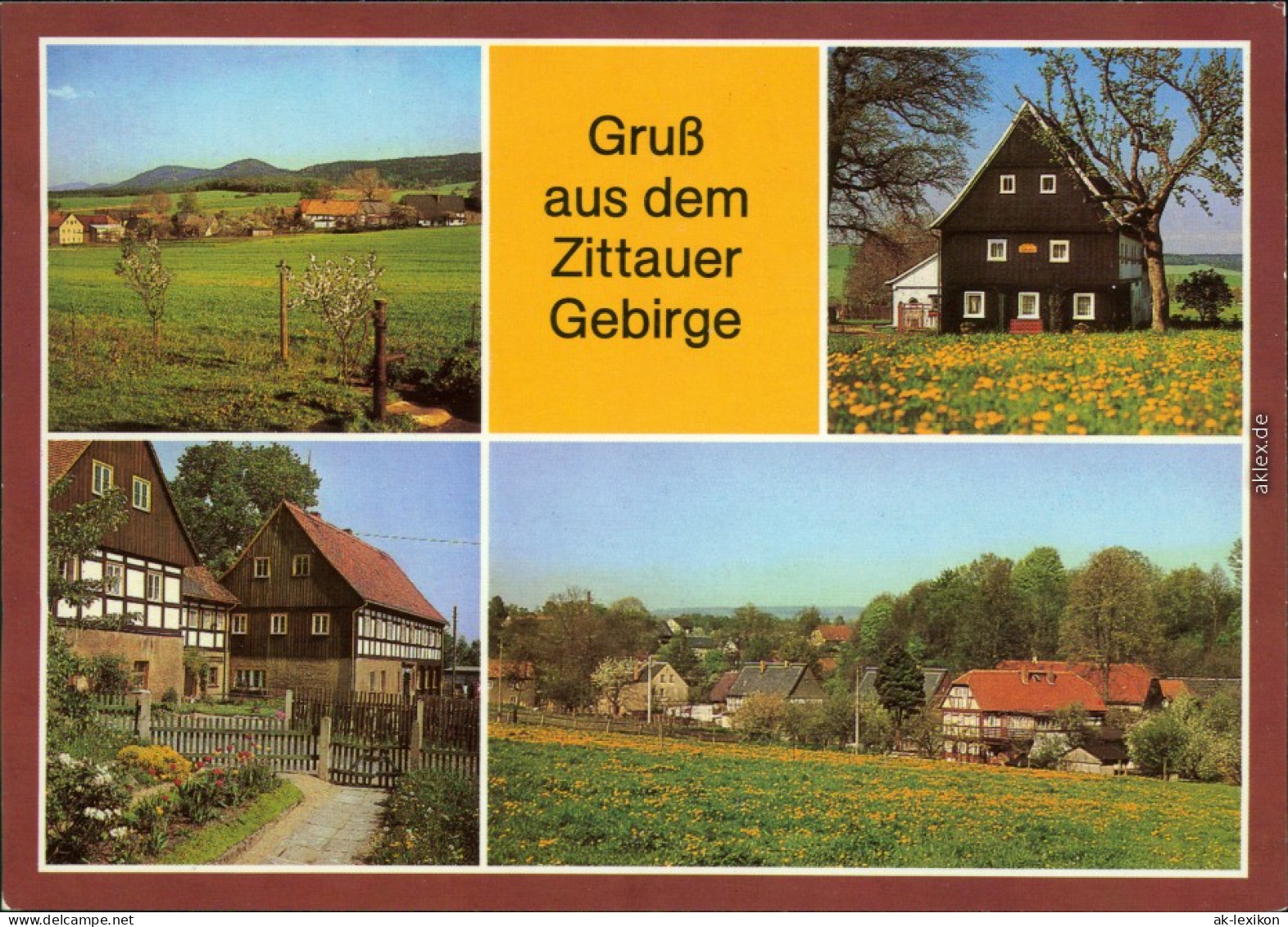 Zittau Bertsdorf Pferdeberg Und Jonsberg,   Hänischmühe - Fachwerkhäuser 1986 - Zittau