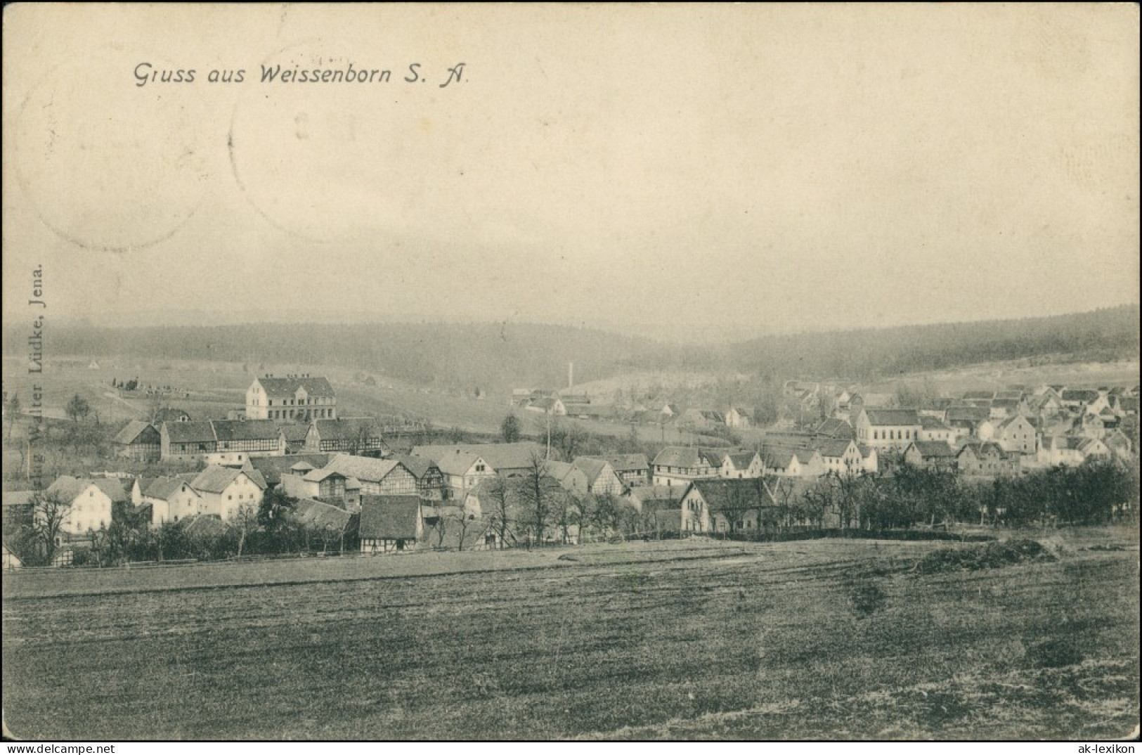 Ansichtskarte Weißenborn (Holzland) Stadtpartie 1906 - Andere & Zonder Classificatie