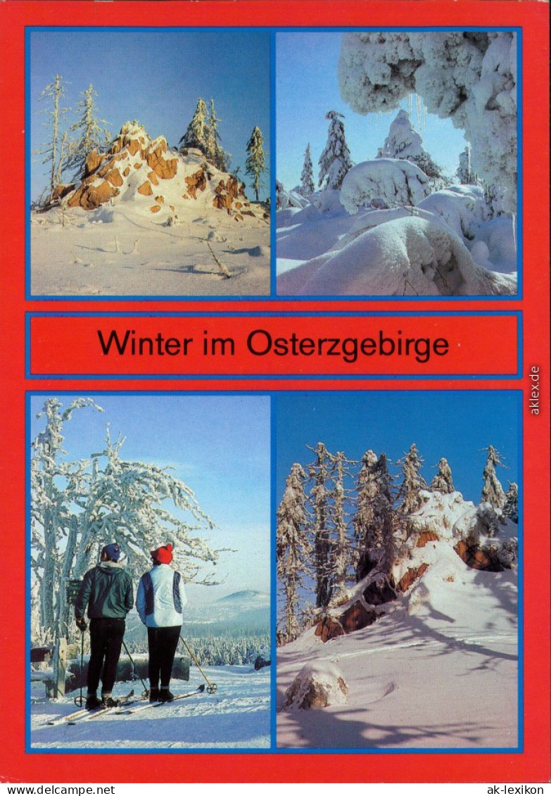 Zinnwald Georgenfeld Altenberg (Erzgebirge)Am Lügstein Hochmoor  Winter 1985 - Altenberg