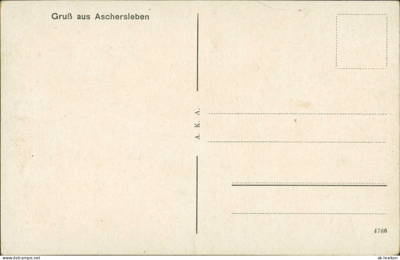 Ansichtskarte Aschersleben Einetal - Fabrikanlage 1913 - Other & Unclassified