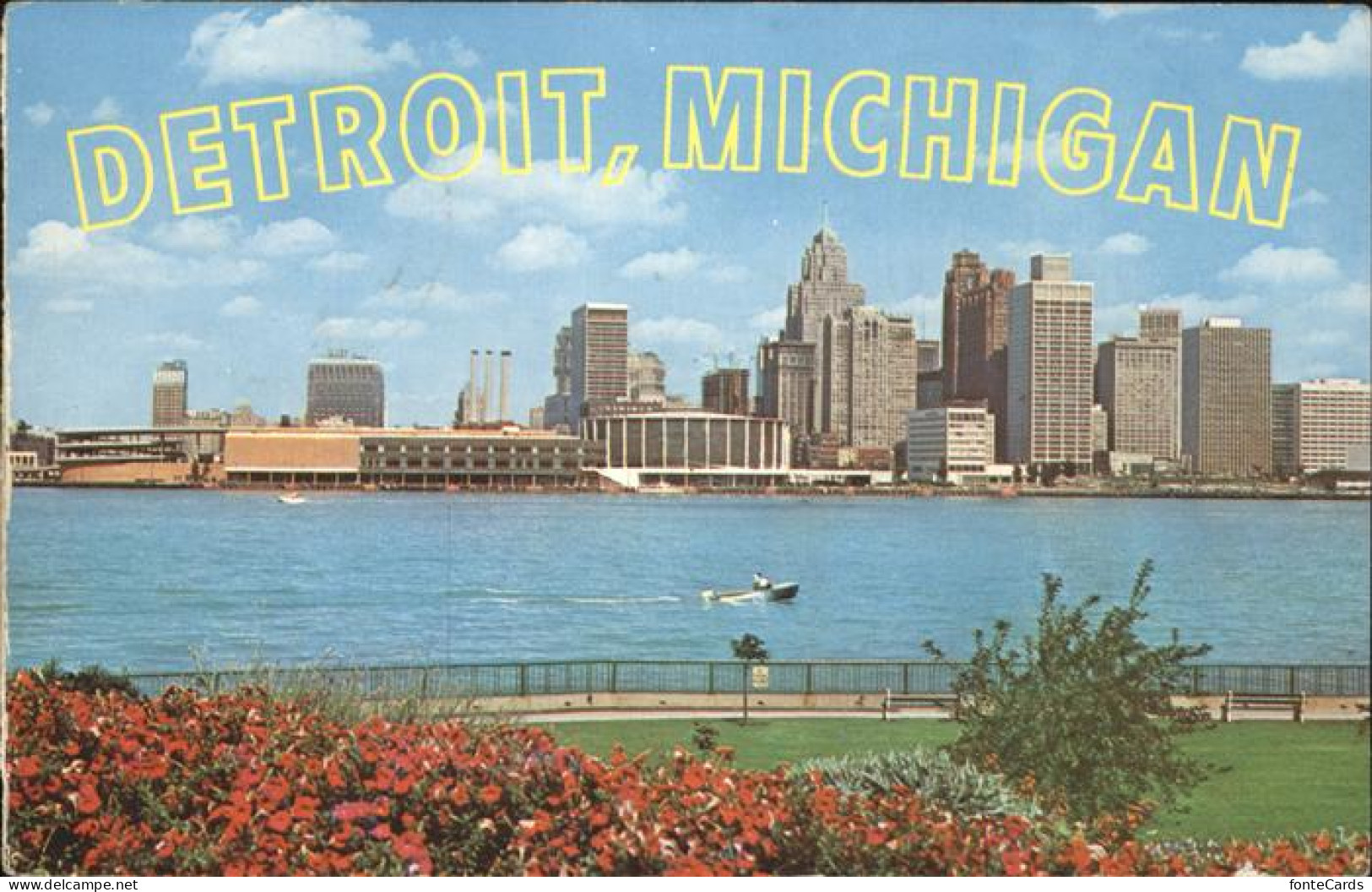 11491780 Detroit_Michigan River Skyline Civic Center Dieppe Park Windsor - Other & Unclassified