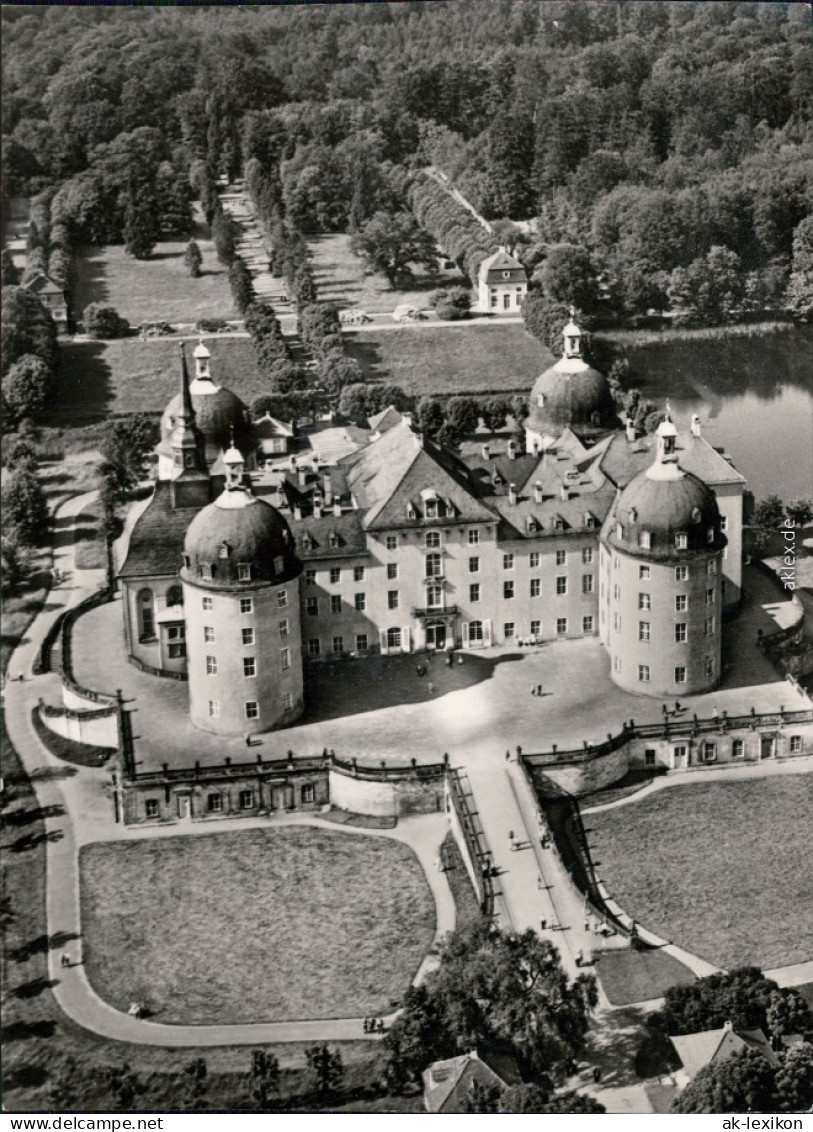 Moritzburg Luftbild: Kgl. Jagdschloss Foto Ansichtskarte  1967 - Moritzburg