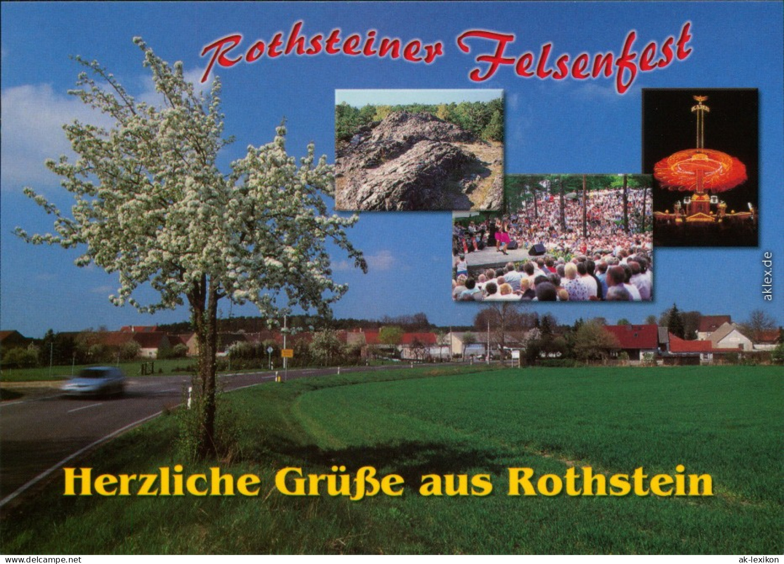 Rothstein Uebigau Wahrenbrück Blick Zur Stadt - An Der Hauptstraße  002 - Other & Unclassified