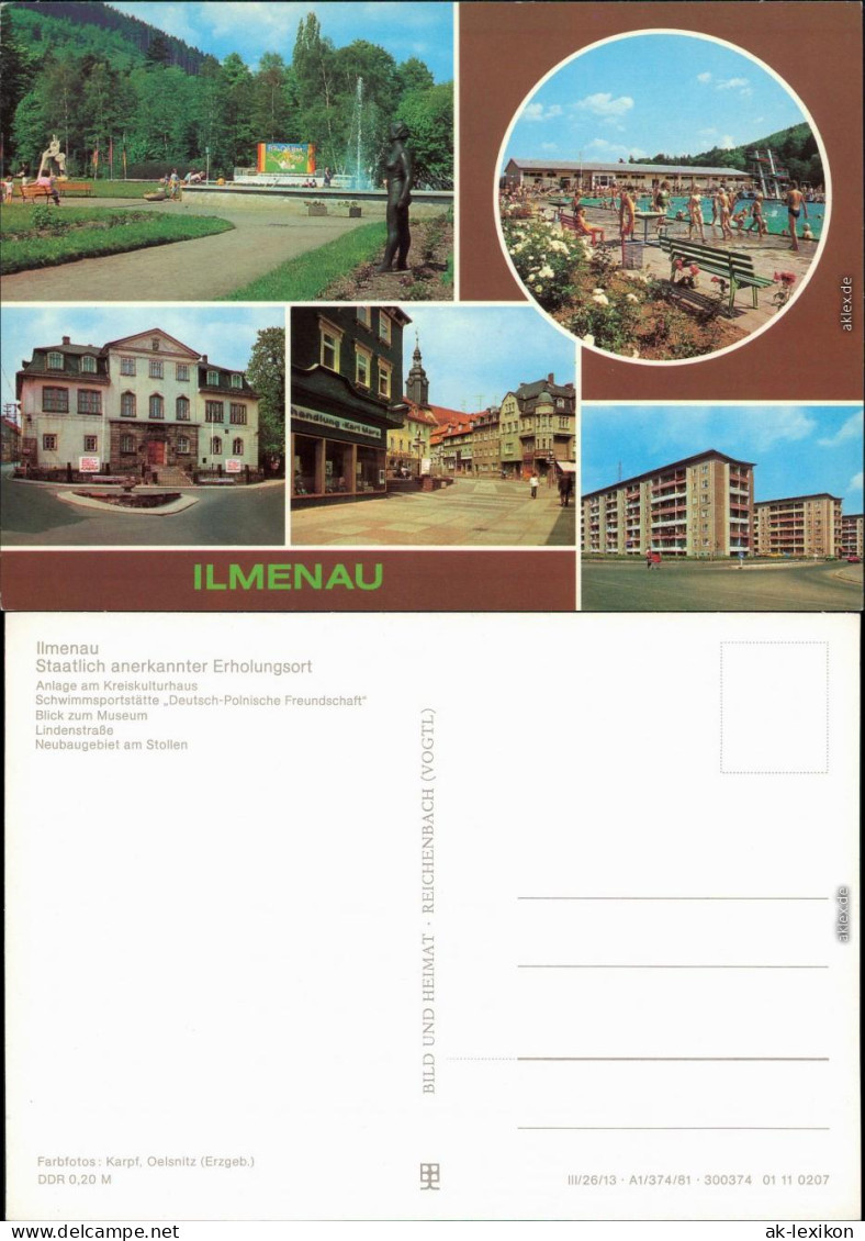 Ilmenau Deutsch-Polnische Freundschaft  Museum, Lindenstraße Neubaugebiet 1981 - Autres & Non Classés