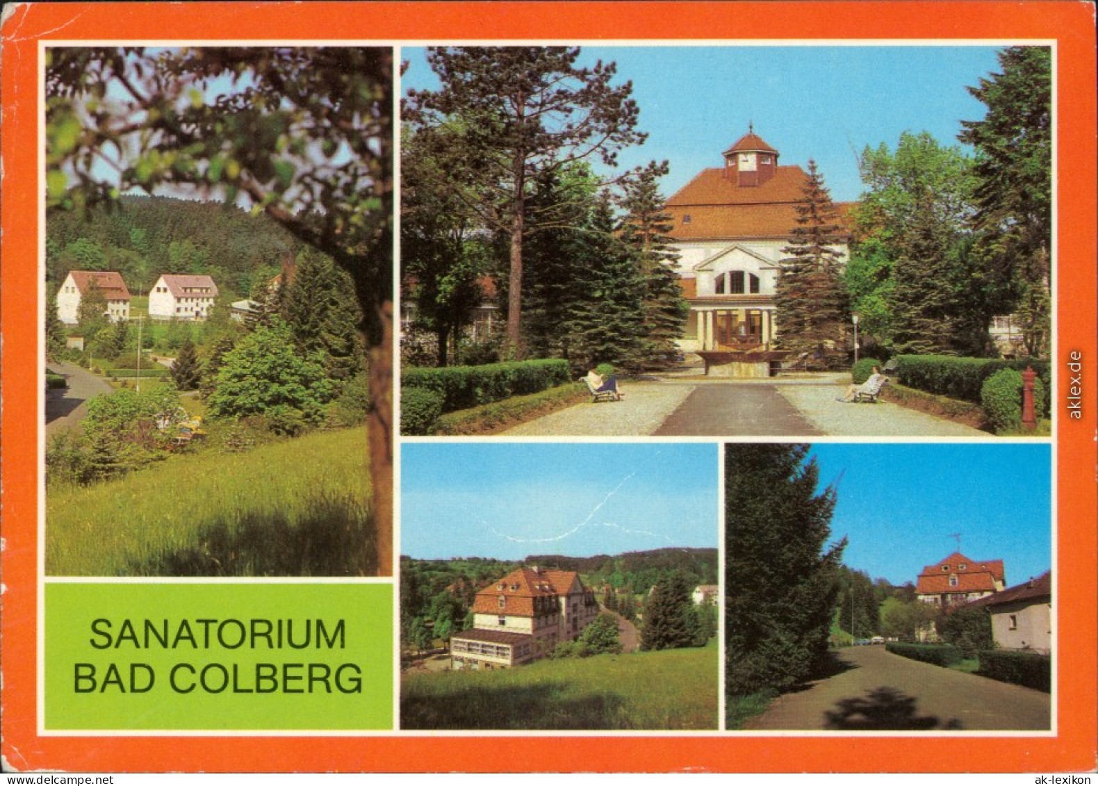Bad Colberg Heldburg Sanatorium Mehrbild Ansichtskarte 1981 - Sonstige & Ohne Zuordnung