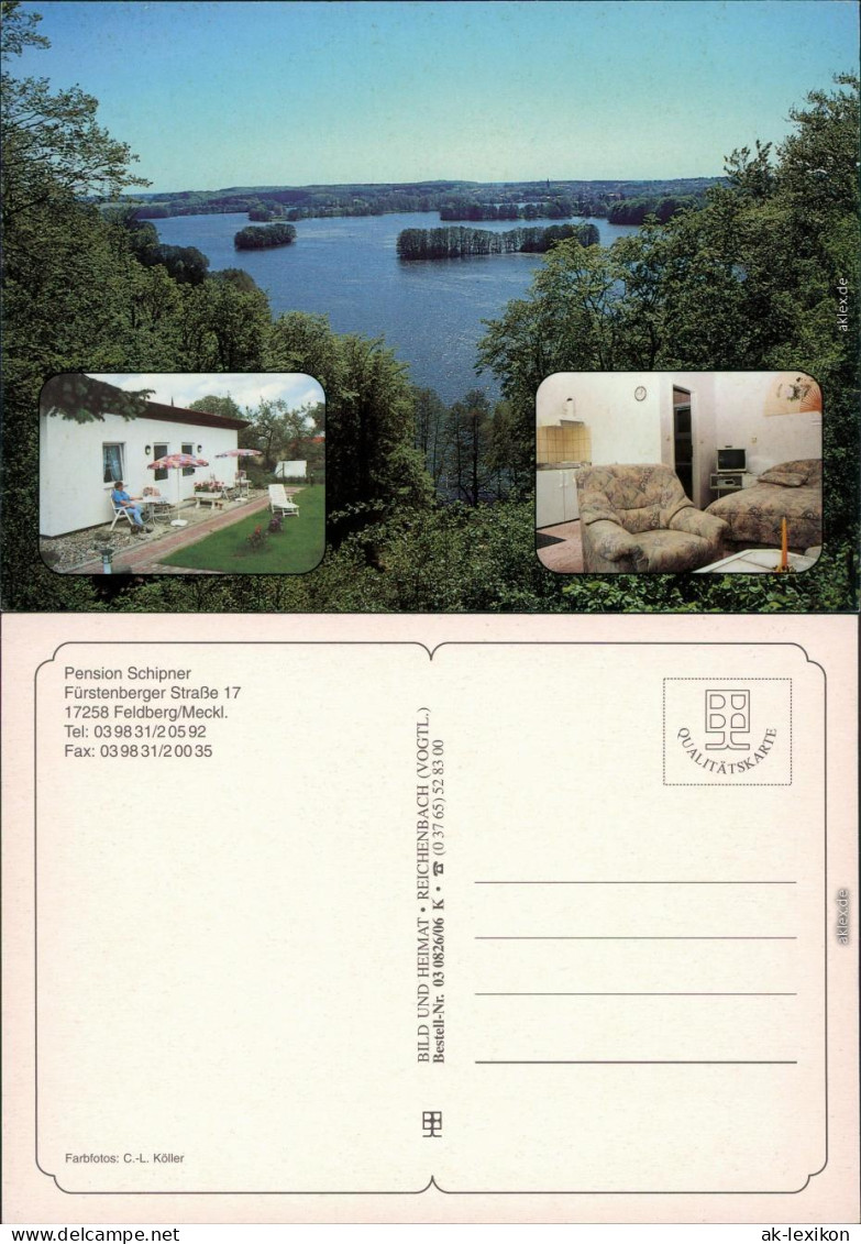 Feldberg Feldberger Seenlandschaft Pension Schipner Ansichtskarte 1990 - Sonstige & Ohne Zuordnung