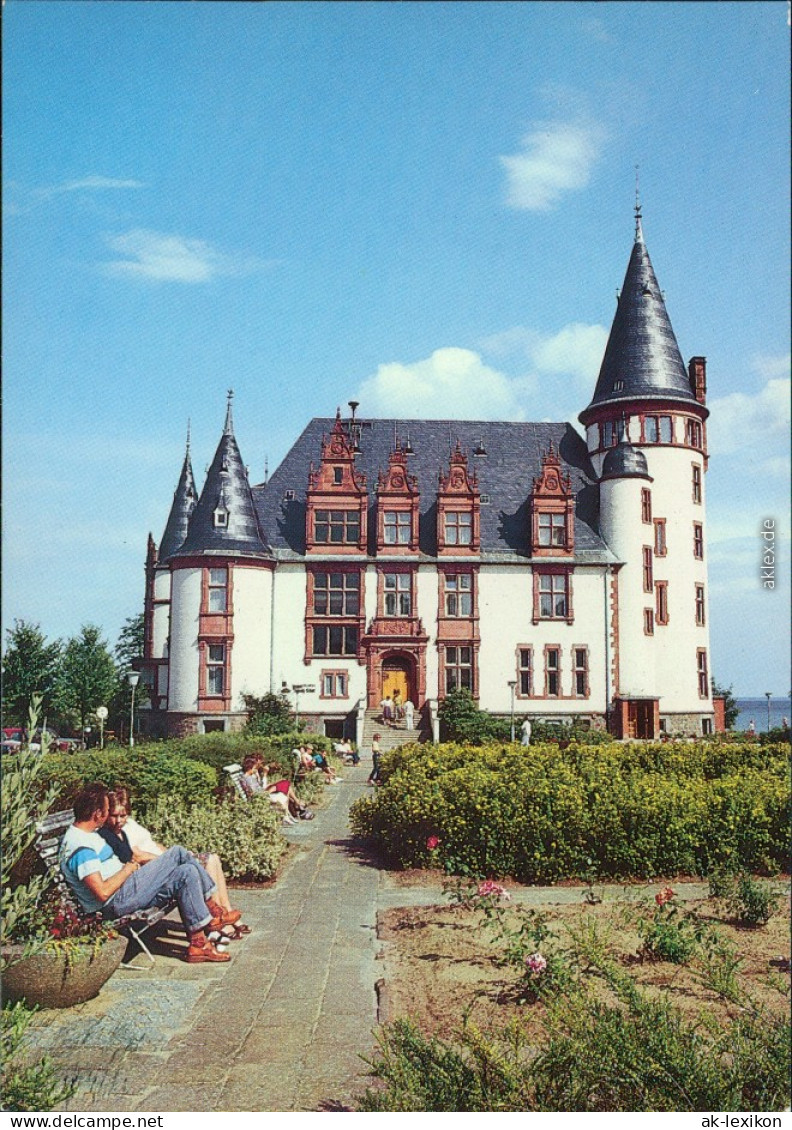 Klink (Müritz) FDGB-Erholungsheim "Schloß Klink" Ansichtskarte 1989 - Sonstige & Ohne Zuordnung