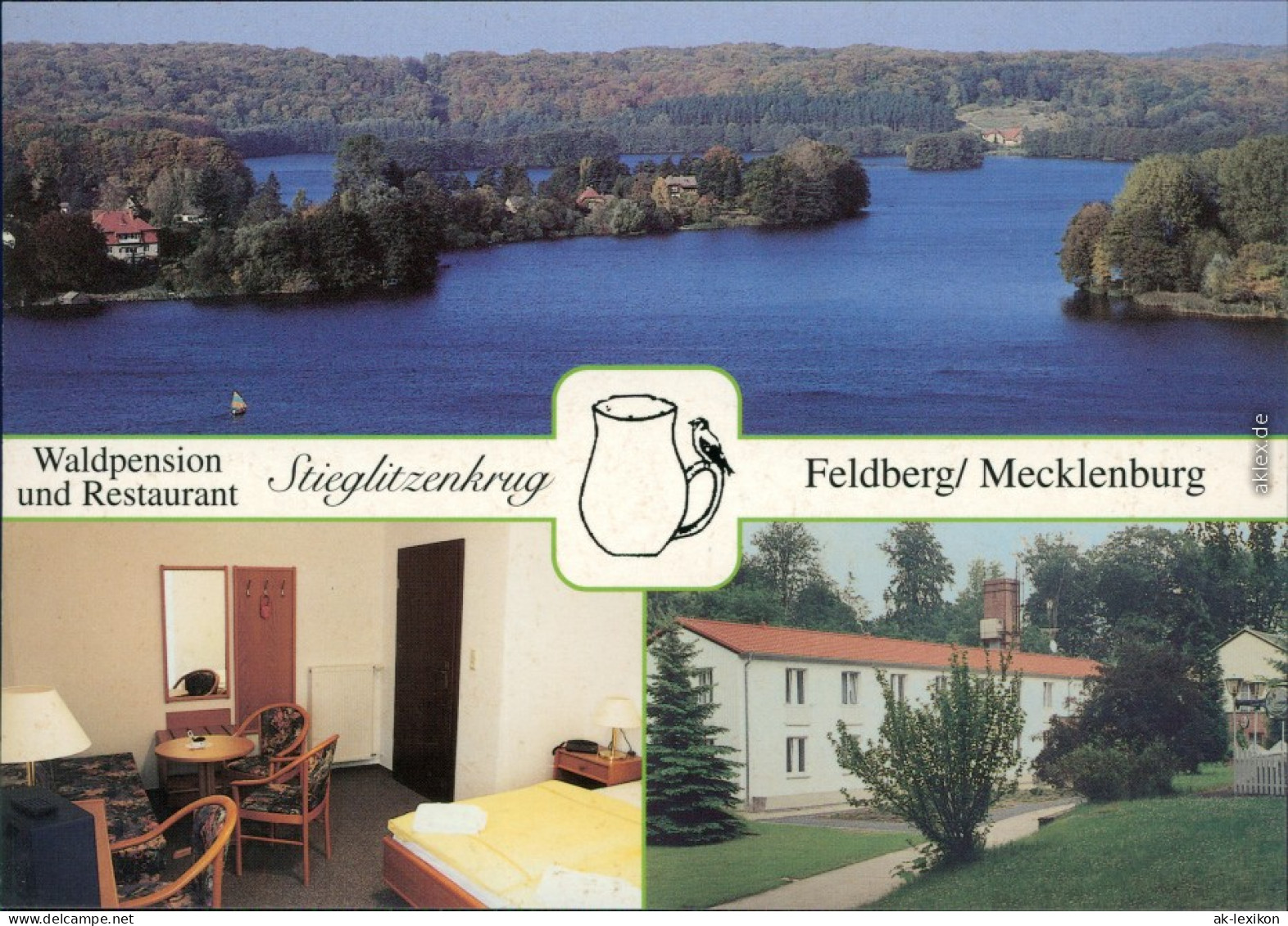 Feldberg Feldberger Seenlandschaft Waldpension Restaurant Stieglitzenkrug 1987 - Other & Unclassified