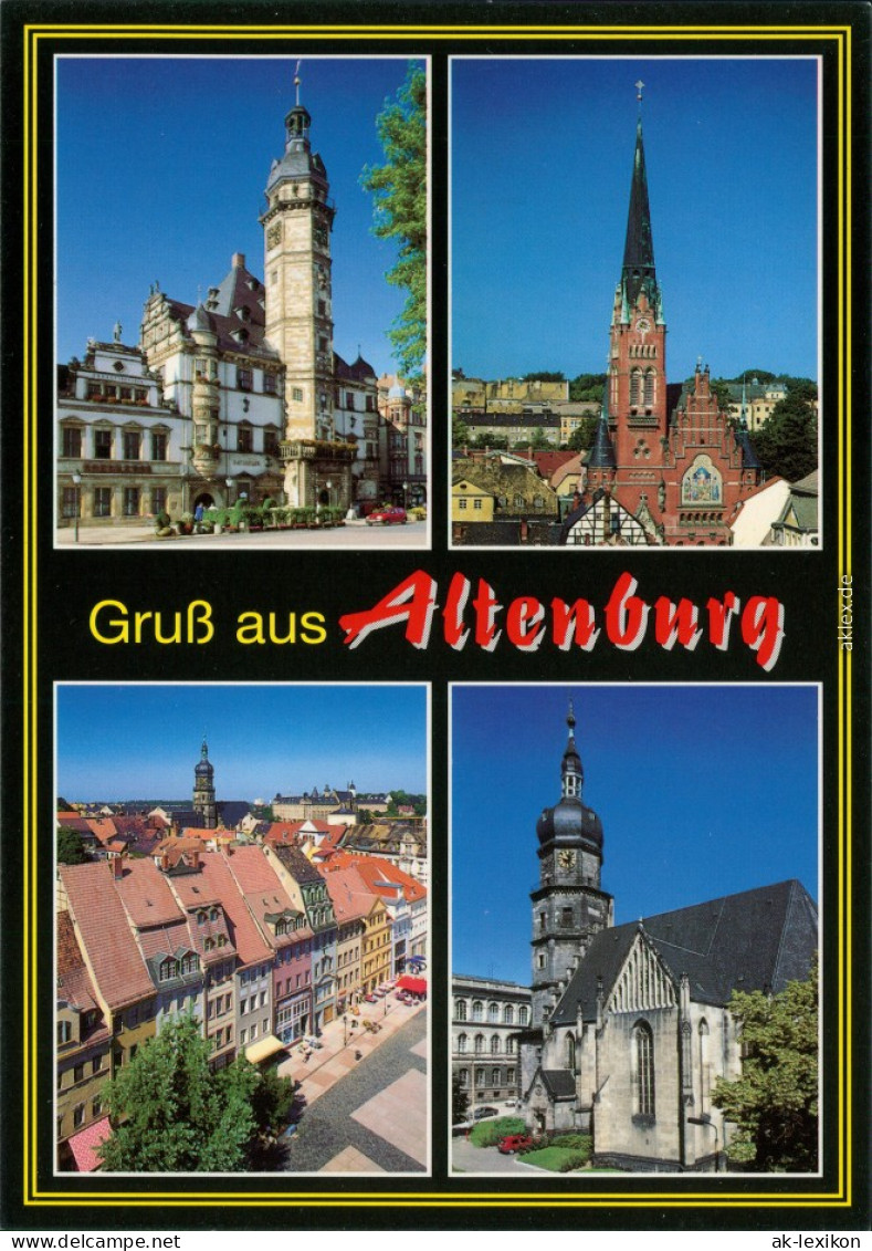 Altenburg Rathaus, Brüderkirche, Am Markt, Bartholomäikirche 1995 - Autres & Non Classés