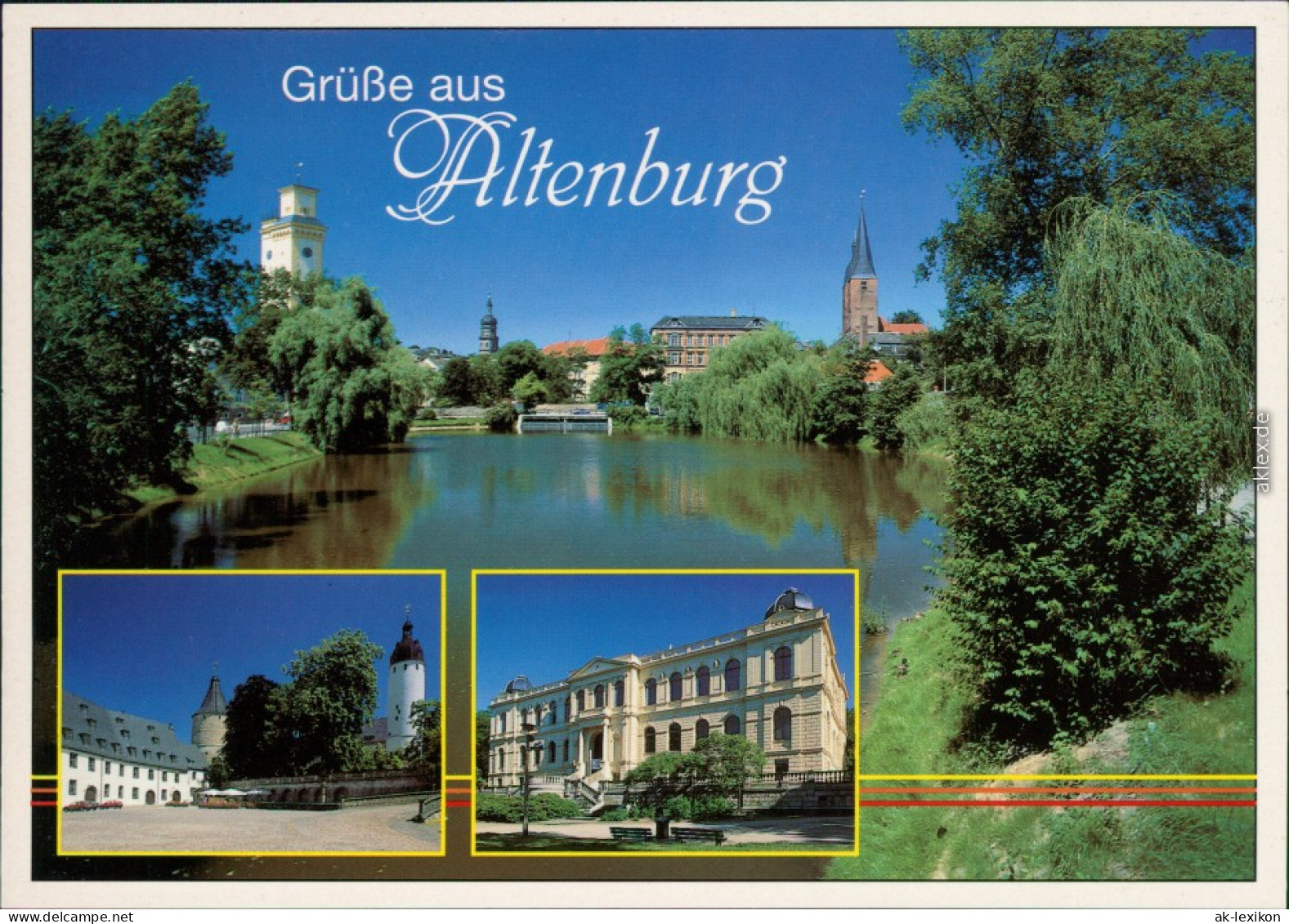 Altenburg Bartholomäikirche Und Rote Spitzen, Schloßhof, Lindenau-Museum 1995 - Other & Unclassified