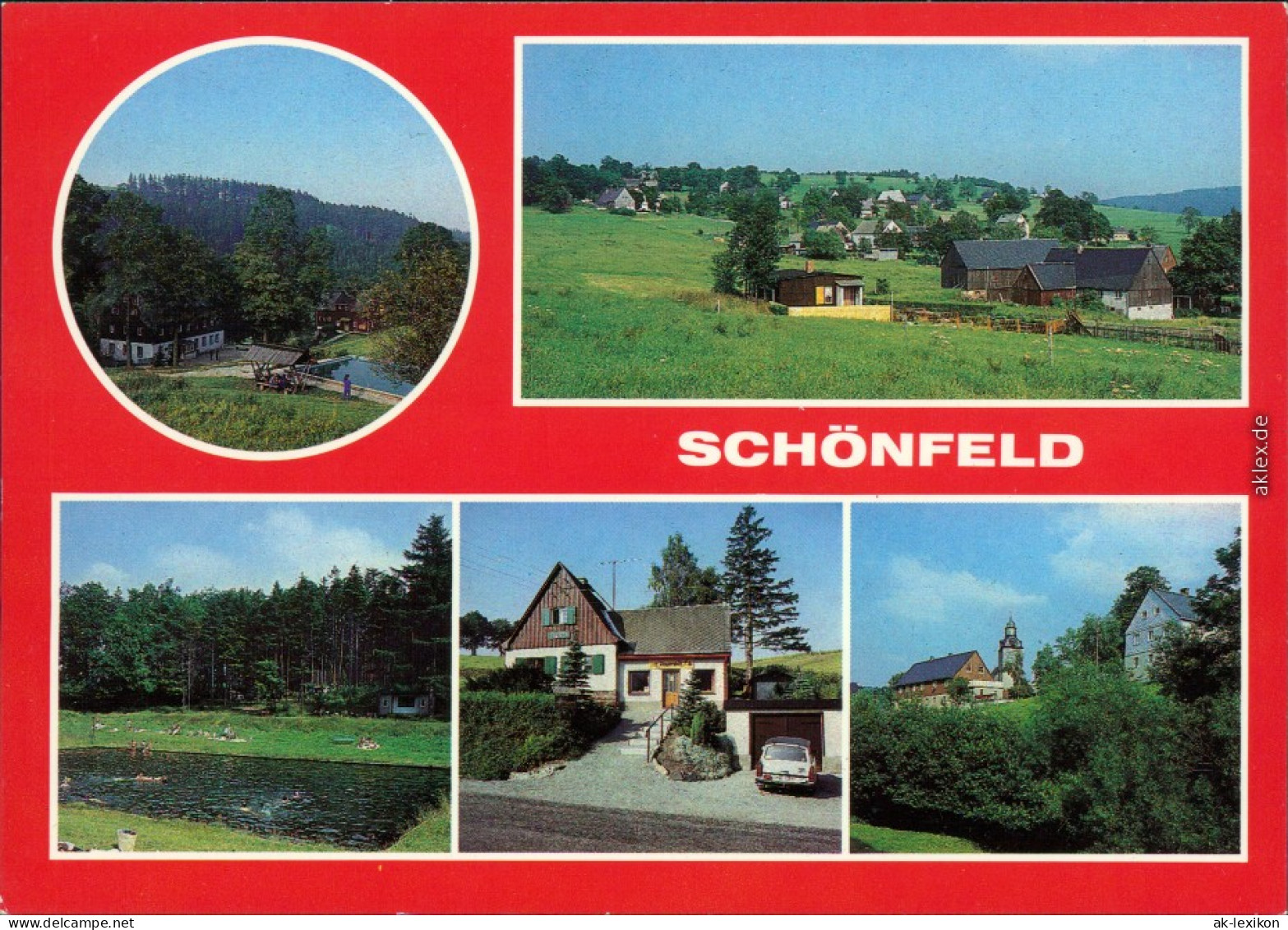 Schönfeld Dippoldiswalde B-heim Waldbad, OT Oberpöbel: Vesperstübel 1986 - Schmiedeberg (Erzgeb.)