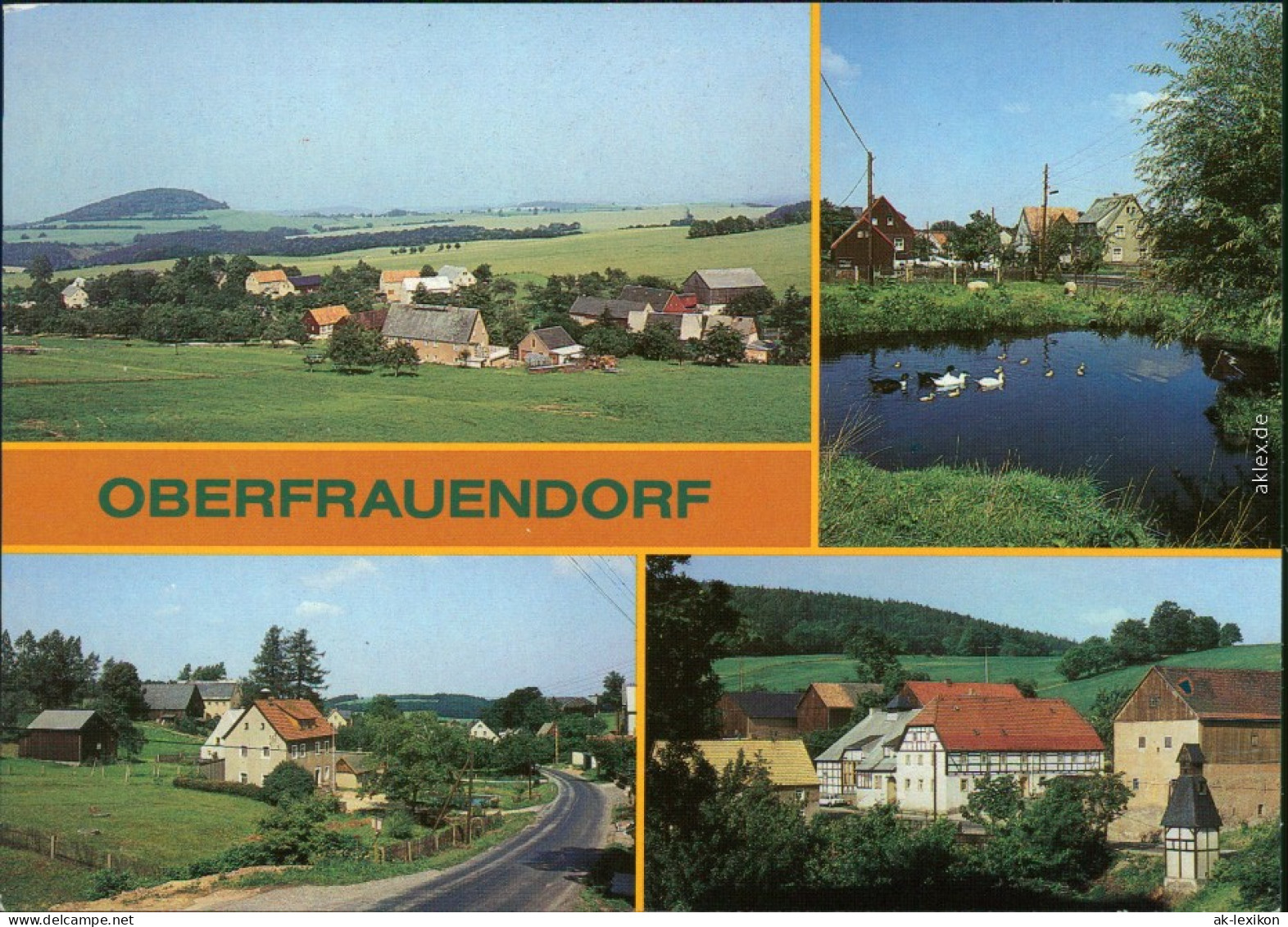 Oberfrauendorf Teilansicht, Rat Der Gemeinde, Ferienheim 1986 - Sonstige & Ohne Zuordnung