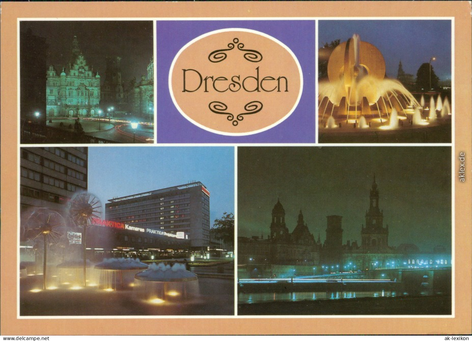 Dresden Georgentor, Neustädter Markt, Prager Straße, 1987 - Dresden