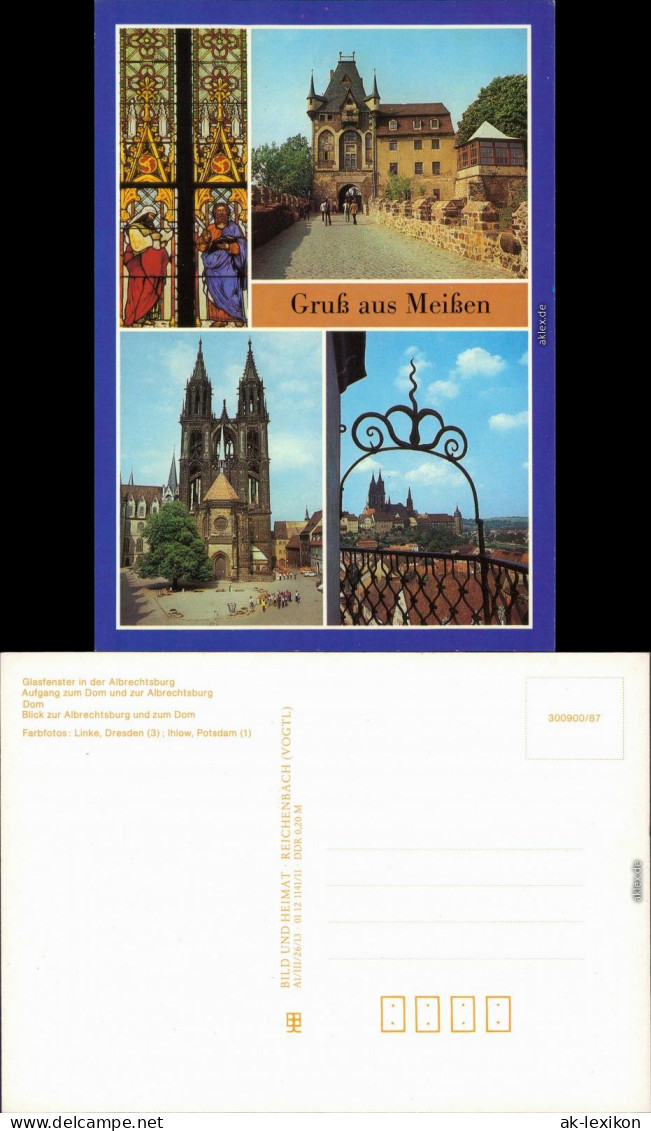 Meißen Glasfenster In Der Albrechtsburg, Aufgang Zum Dom   Albrechtsburg 1987 - Meissen