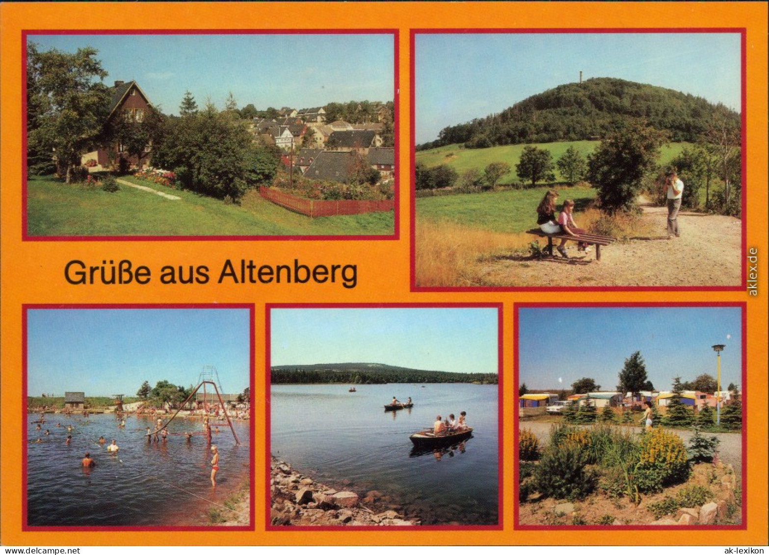 Altenberg (Erzgebirge)  (824 M), Freibad,  , Campingplatz R/2 1987 - Altenberg