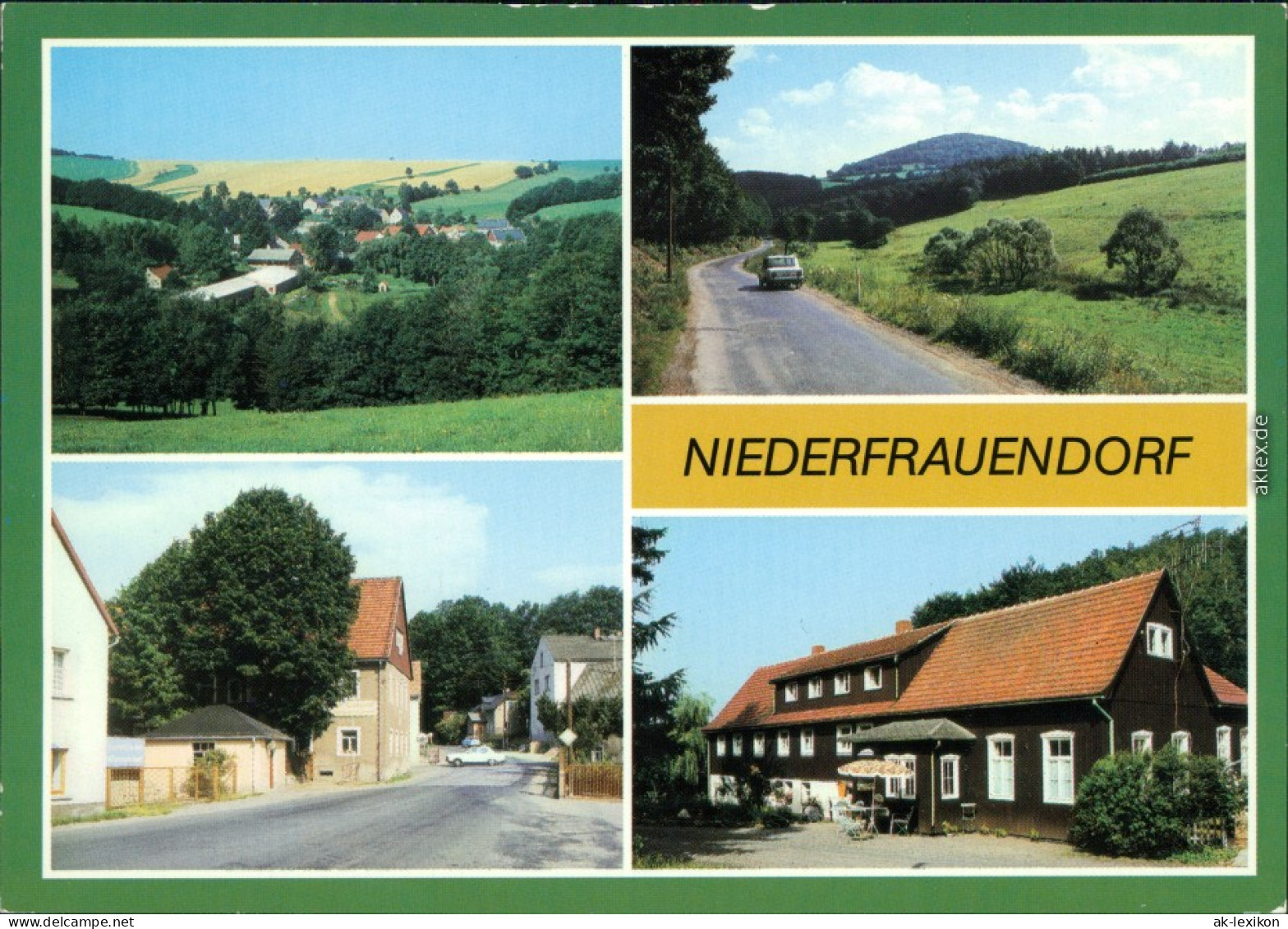 Niederfrauendorf Glashütte  Glashütte Straße, Waldhaus 1987 - Glashütte