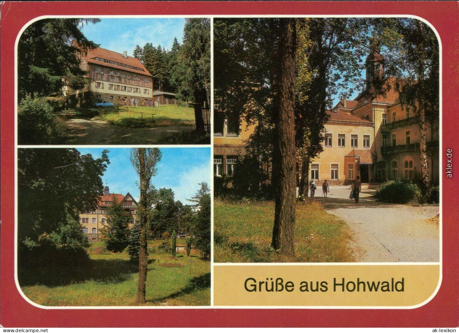Hohwald (Sachsen) Bezirksklinik Für Rehabilitation 1986 - Hohwald (Sachsen)
