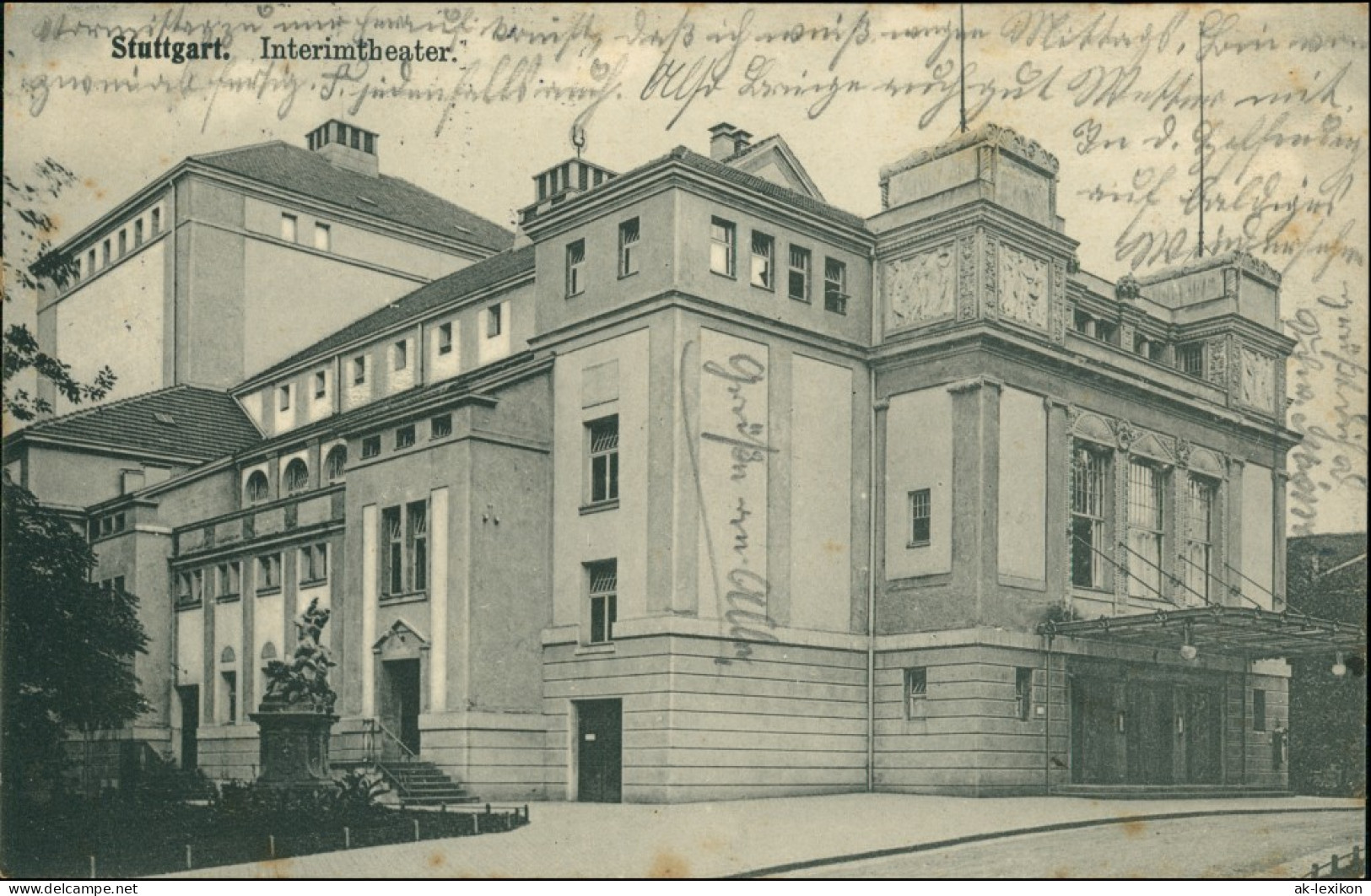 Ansichtskarte Stuttgart Interimtheater 1906 - Stuttgart