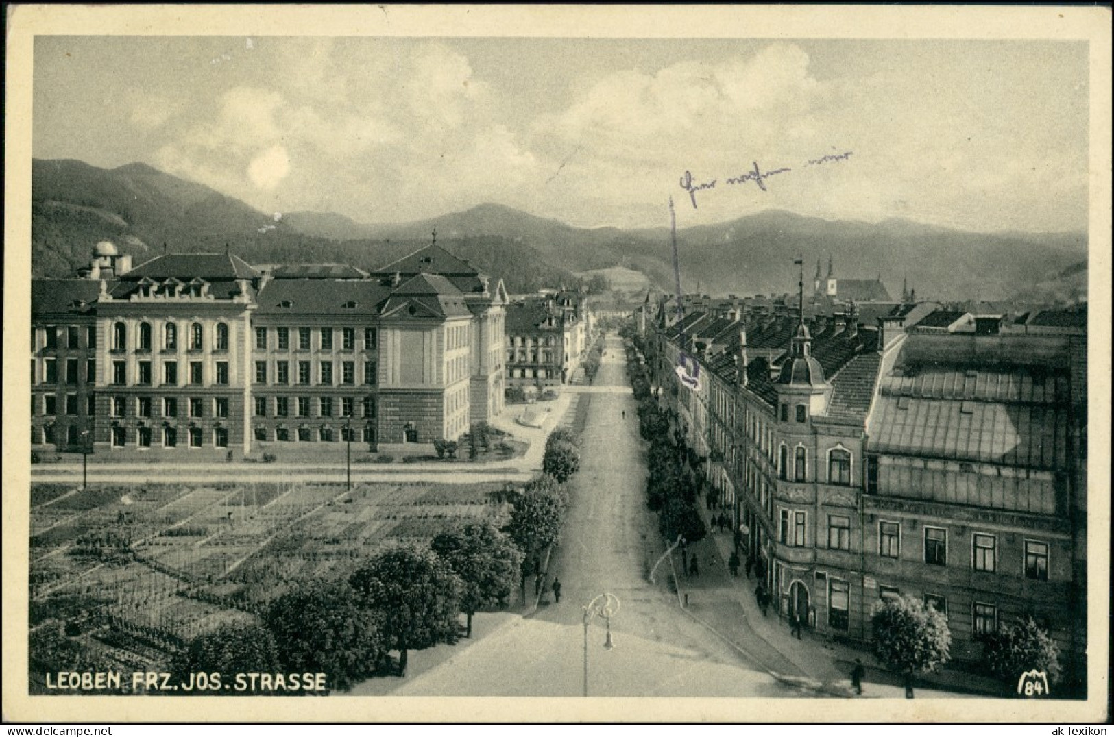 Ansichtskarte Leoben Franz Josef Platz 1932 - Other & Unclassified