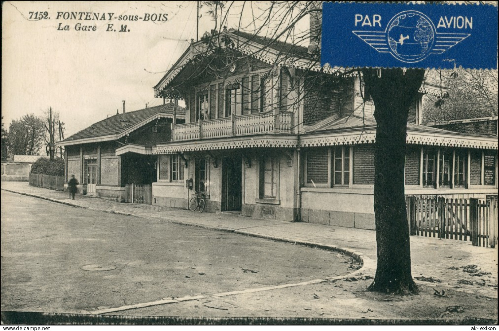 CPA Fontenay-sous-Bois Gare - Bahnhof 1938 - Andere & Zonder Classificatie