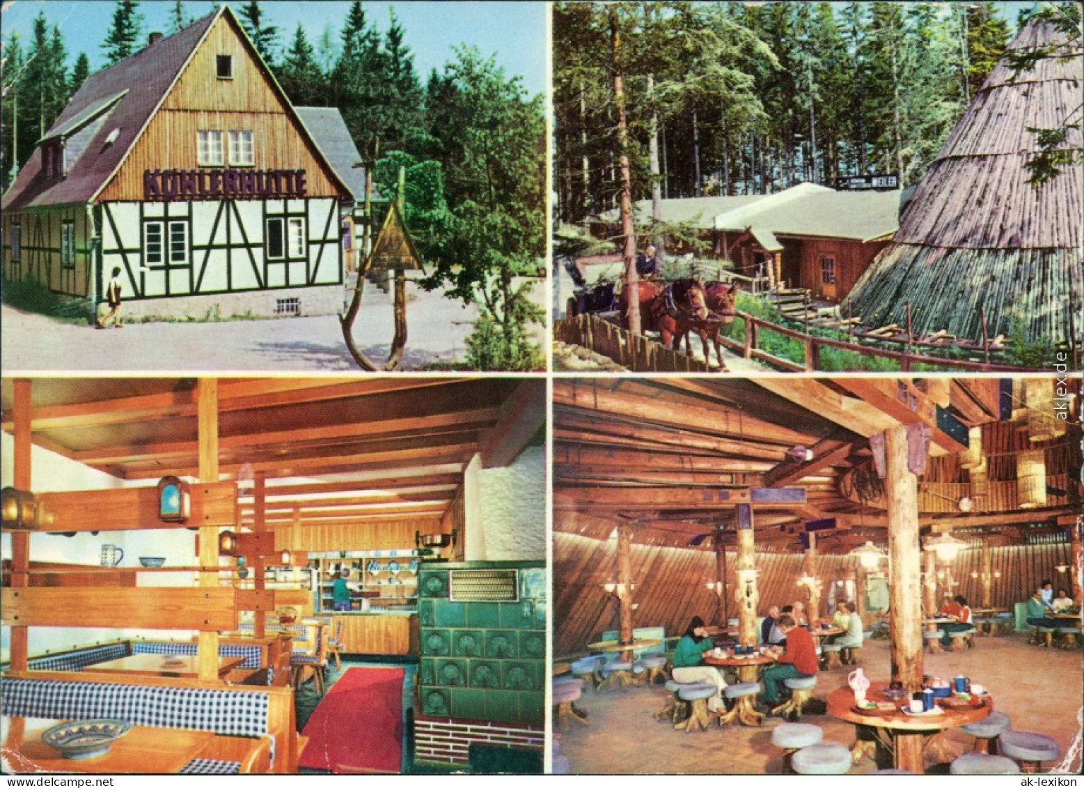 Sosa (Erzgebirge)-Eibenstock Konsum-Gaststätten "Köhlerhütte" Und "Meiler 1977 - Eibenstock