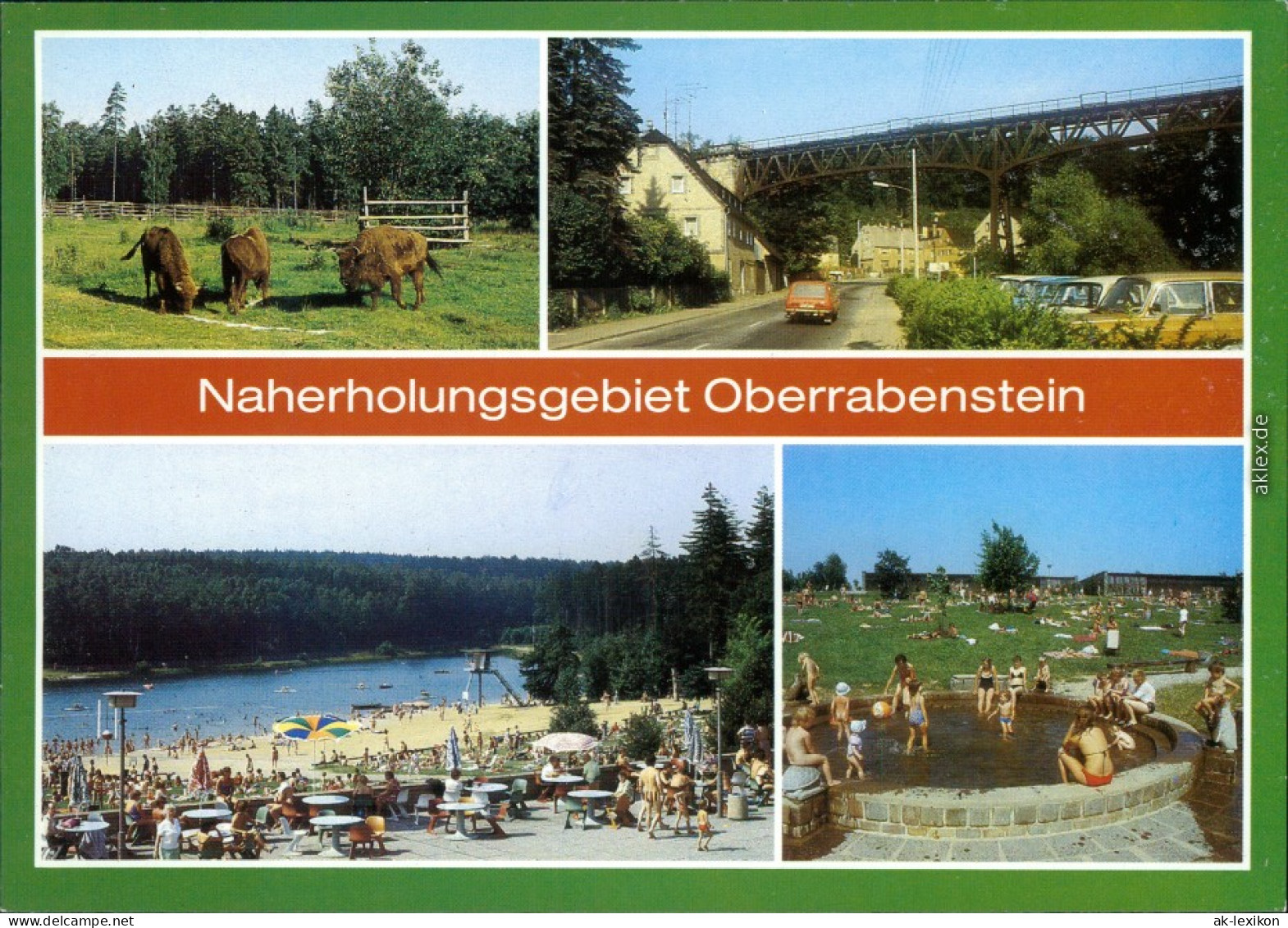 Rabenstein-Chemnitz Karl-Marx-Stadt Naherholungsgebiet Oberrabenstein 1986 - Chemnitz