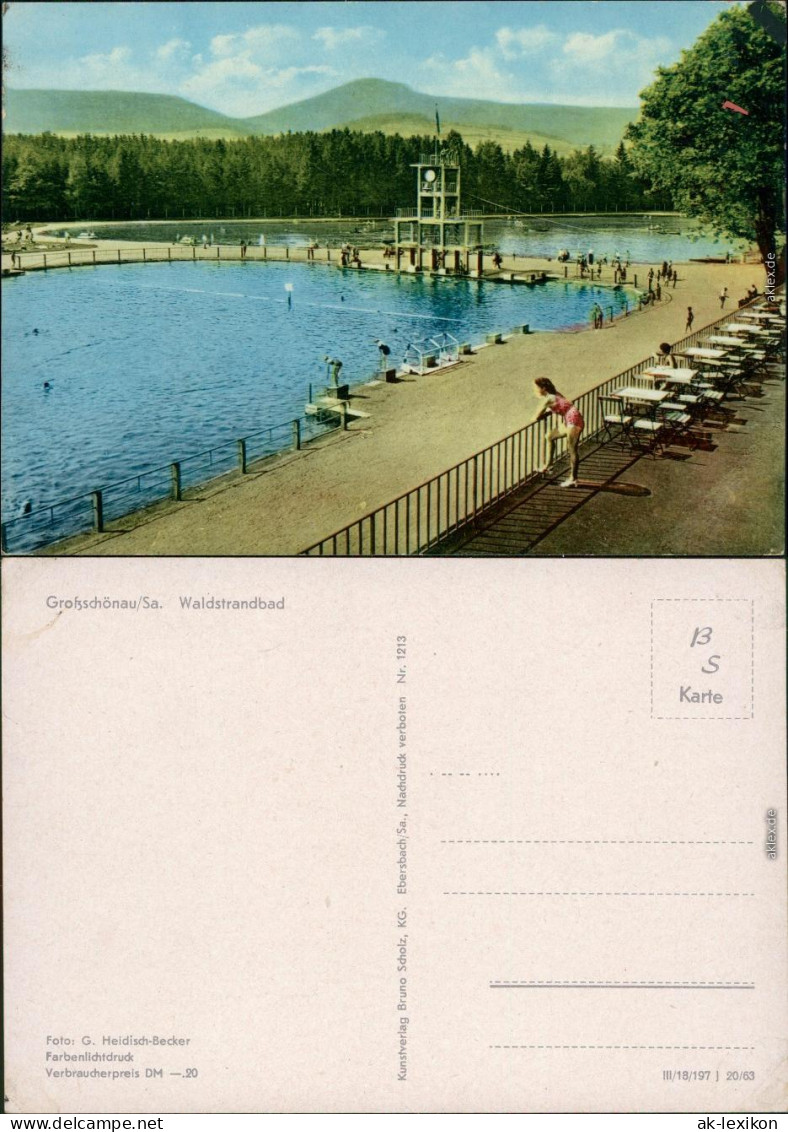 Großschönau (Sachsen) Waldstrandbad 1963 - Grossschönau (Sachsen)