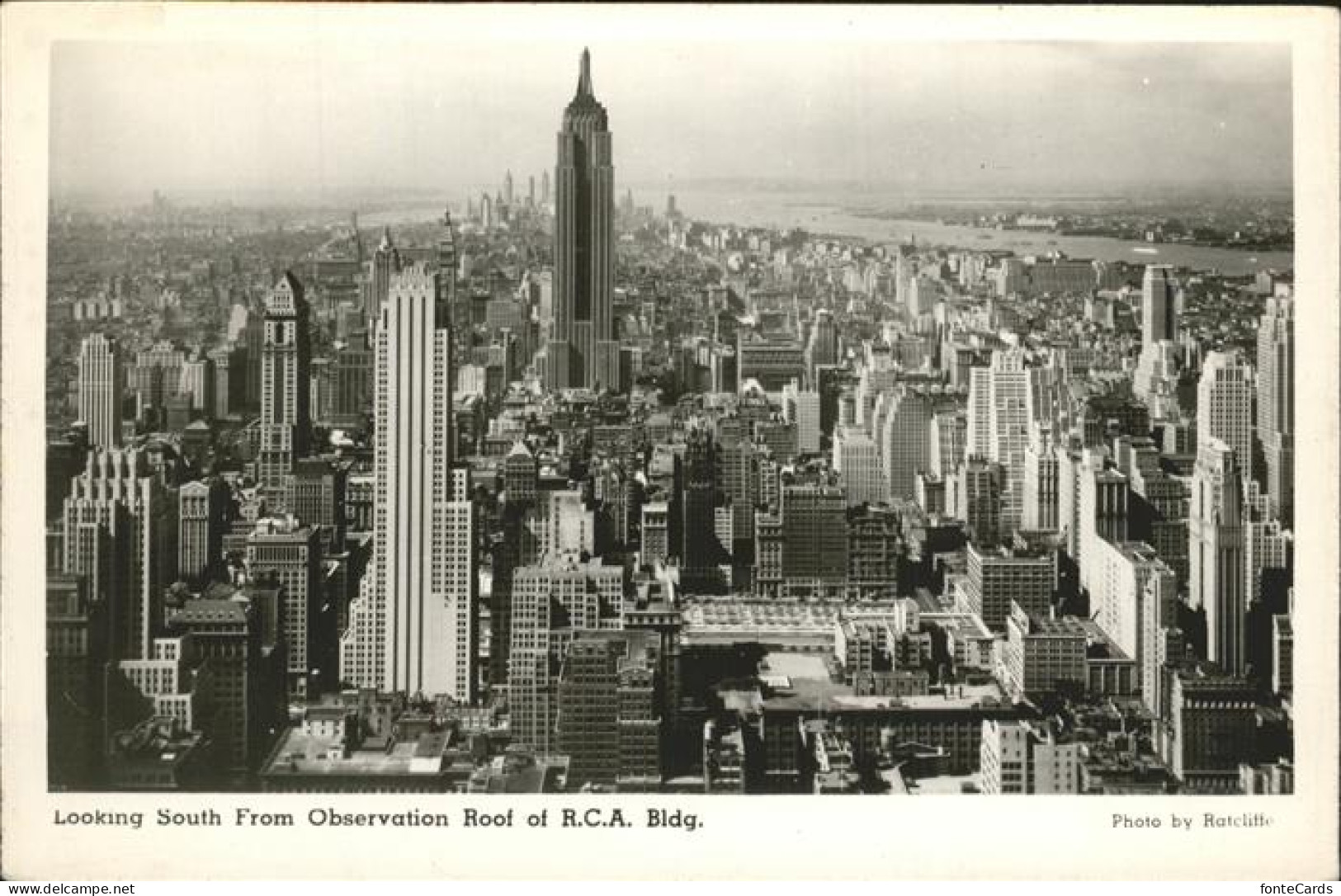 11491701 New_York_City Looking South From Observation Roof Of RCA Building Empir - Autres & Non Classés