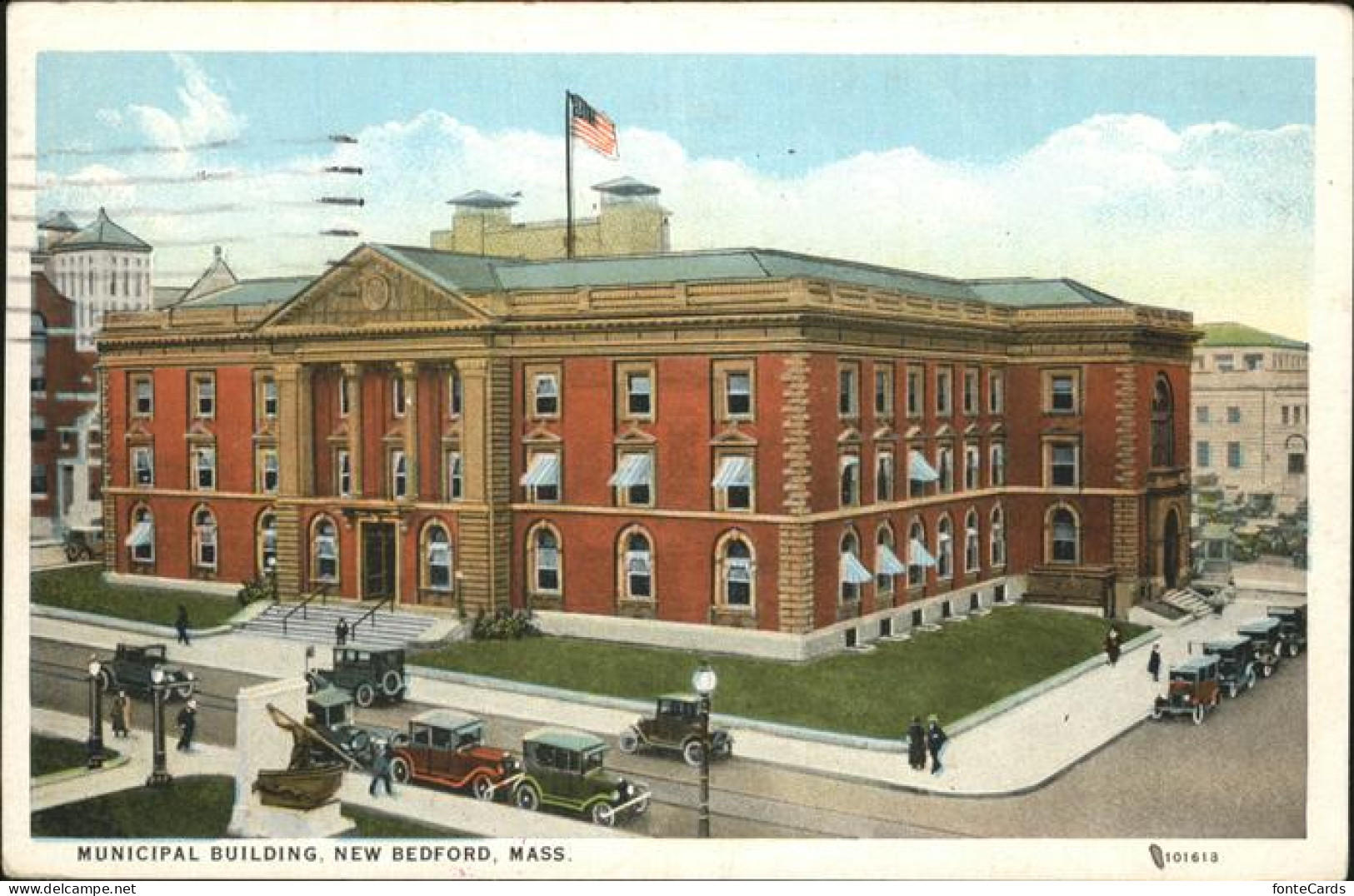 11491697 New_Bedford_Massachusetts Municipal Building Flag - Sonstige & Ohne Zuordnung