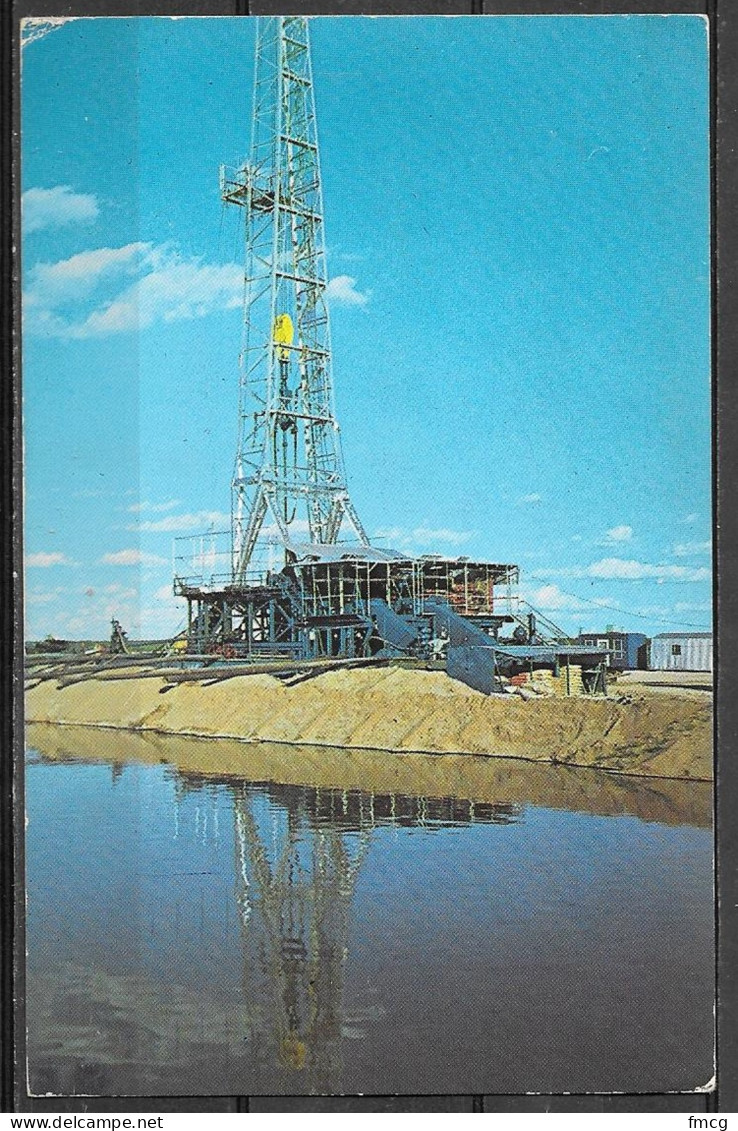 Texas, Wildcat Oil Drilling Rig, Mailed In 1984 - Otros & Sin Clasificación