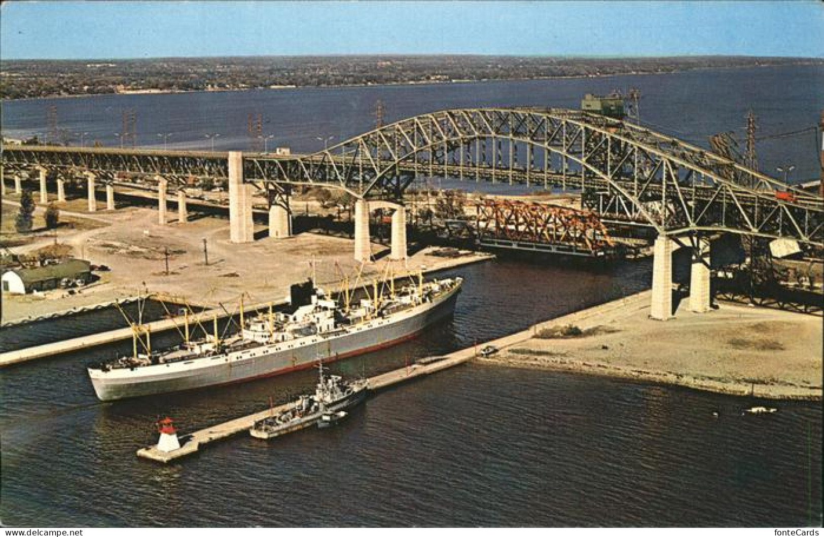 11491649 Hamilton Ontario Burlington Skyway Bridge Steamer Hamilton Ontario - Unclassified