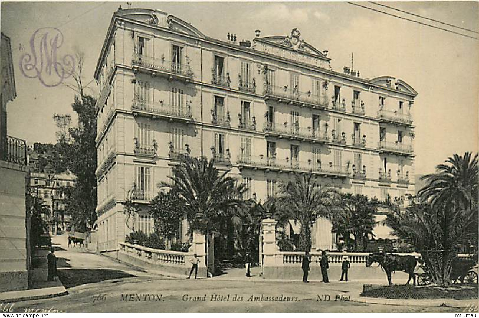 06* MENTON Grand Hotel Des Ambassadeurs    RL,0392 - Menton