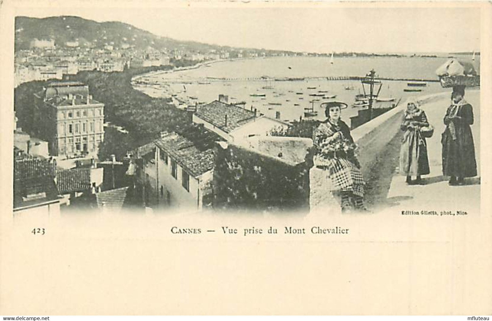 06* CANNES Vue Prise Du Mont Chevalier    RL,0327 - Cannes